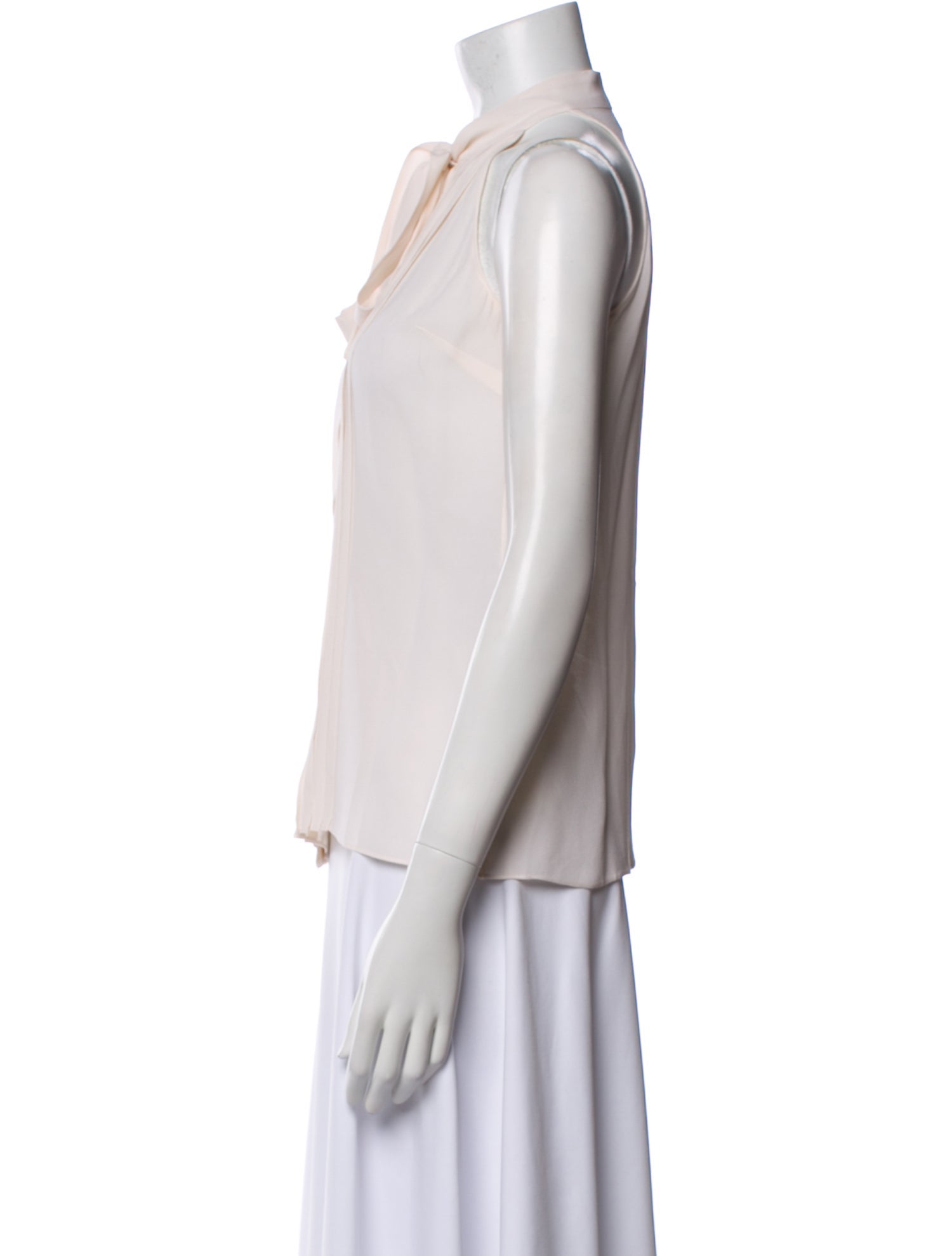 Michael Kors Collection Halterneck Sleeveless Blouse