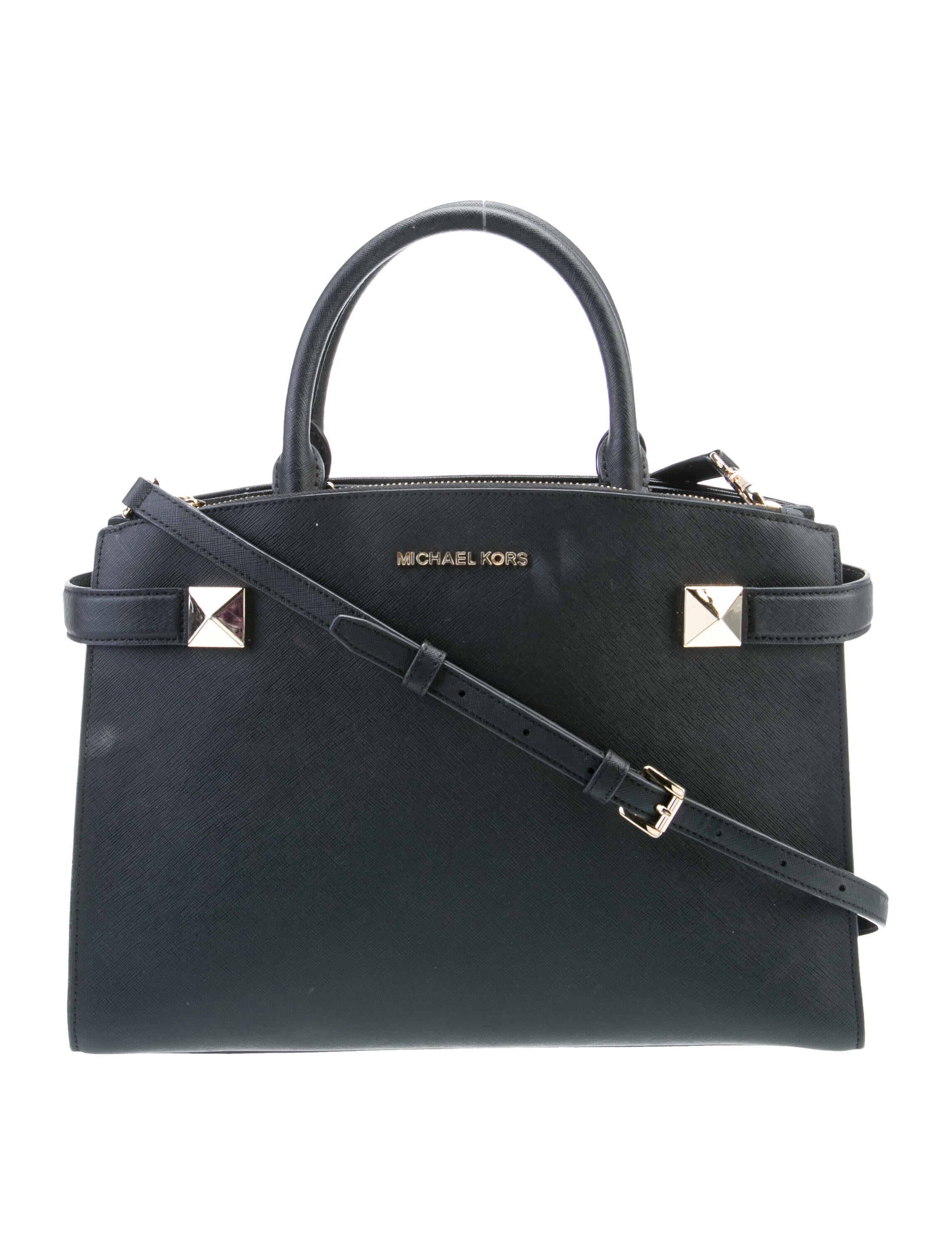 Michael Kors Saffiano Leather Top Handle Bag