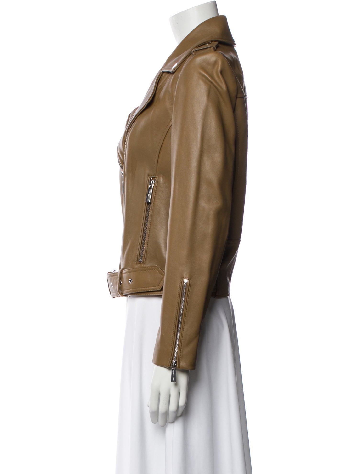 Michael Michael Kors Leather Biker Jacket