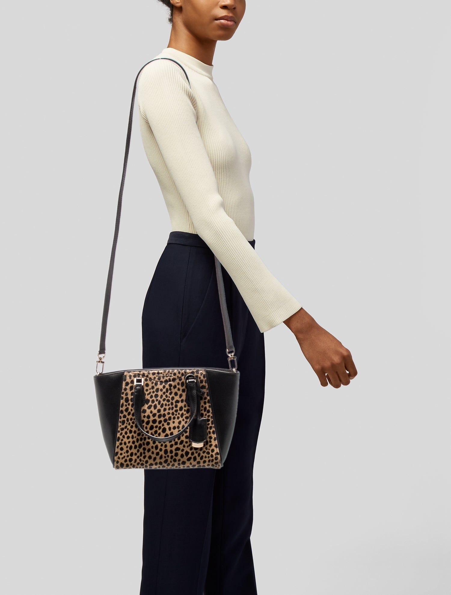 Michael Kors Ponyhair Top Handle Bag
