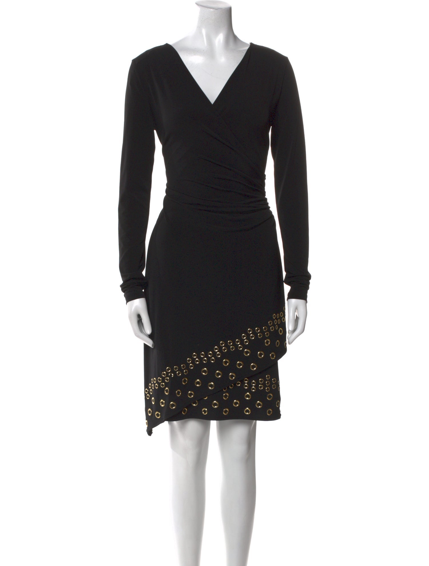 Michael Kors V-Neck Knee-Length Dress