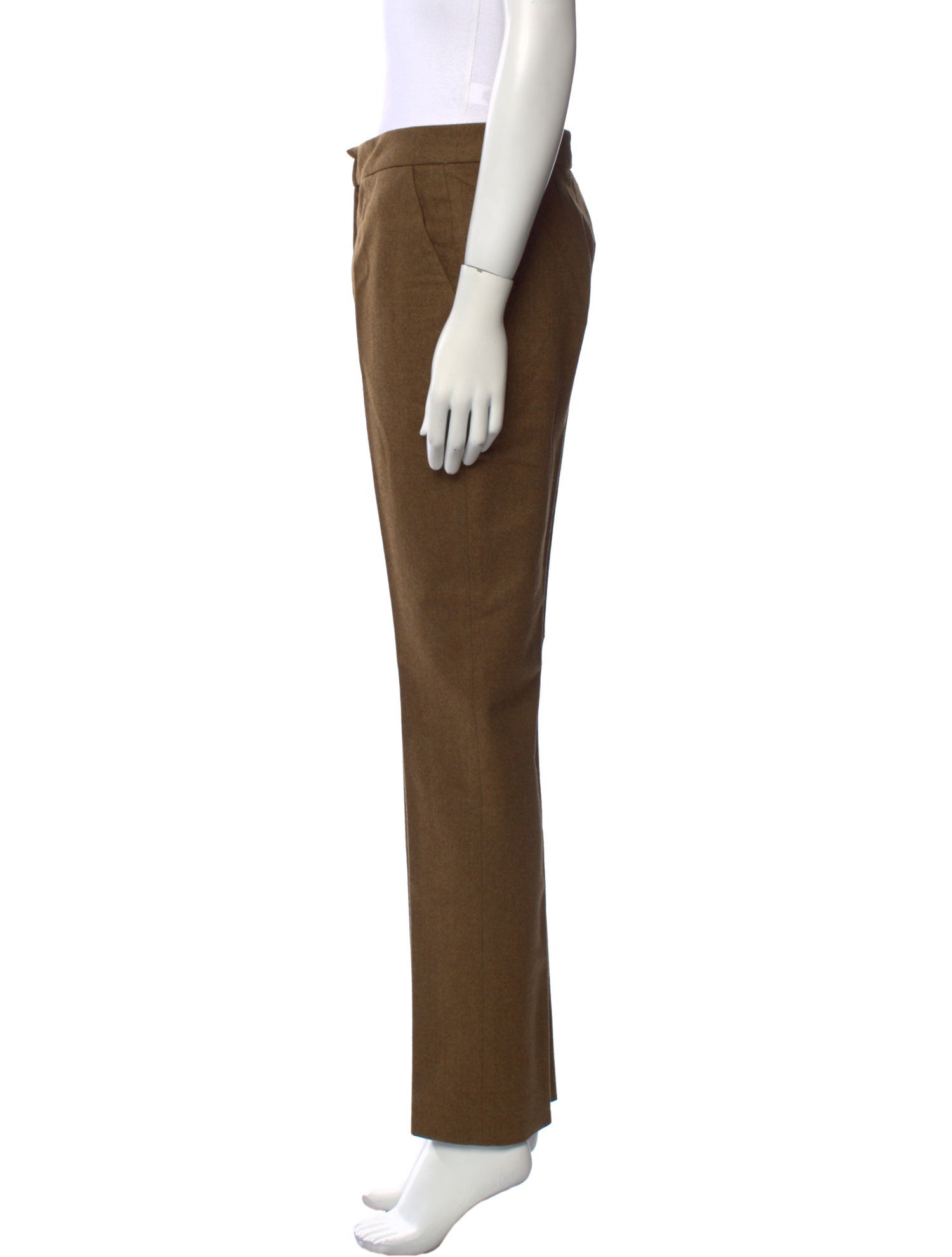 Michael Kors Virgin Wool Straight Leg Pants