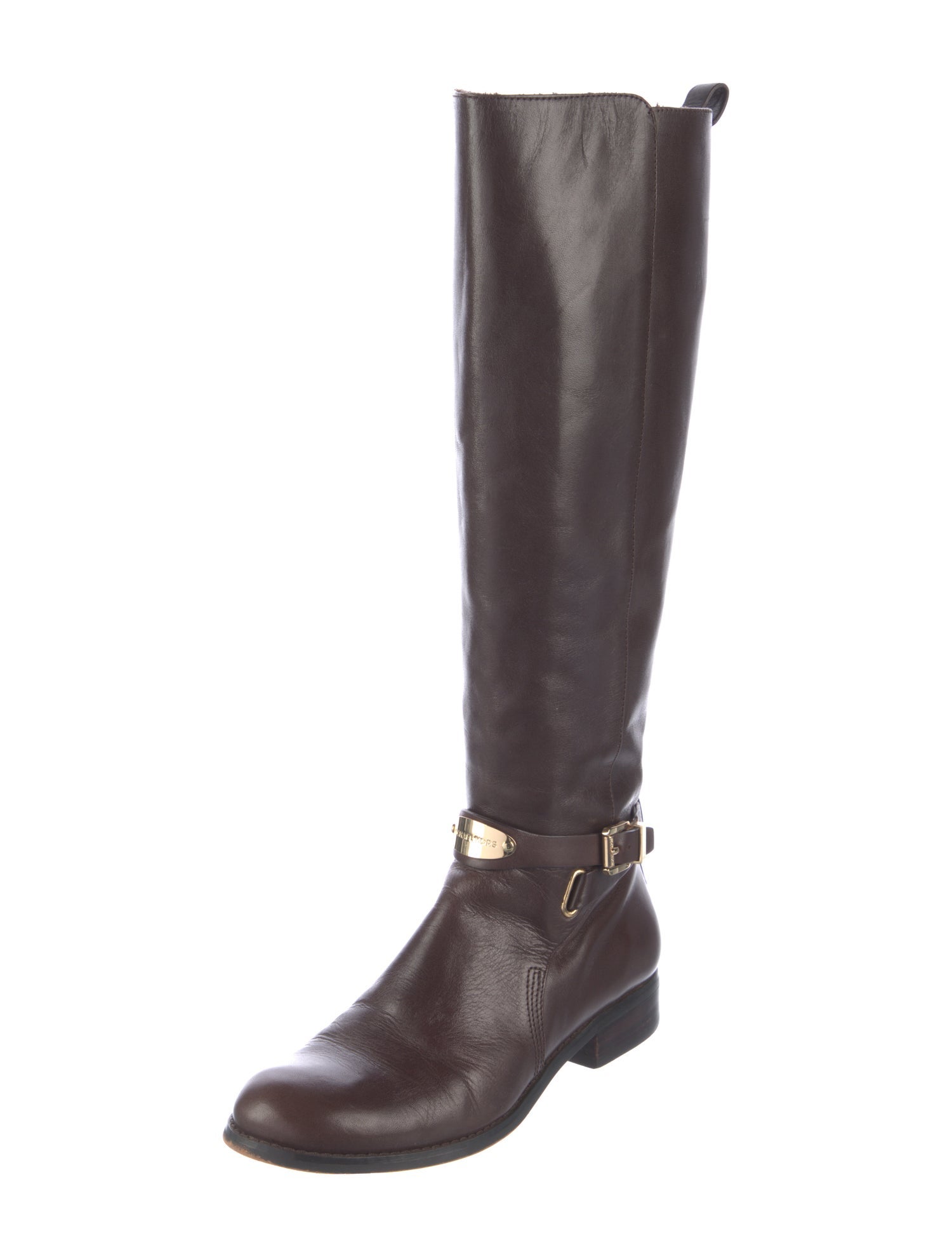 Michael Kors Leather Riding Boots