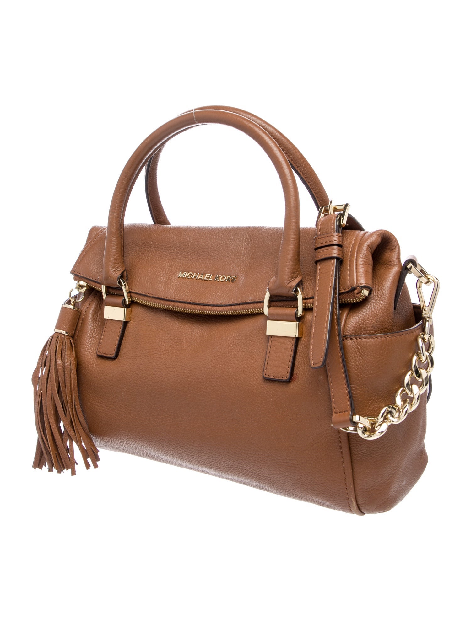 Michael Kors Leather Top Handle Bag
