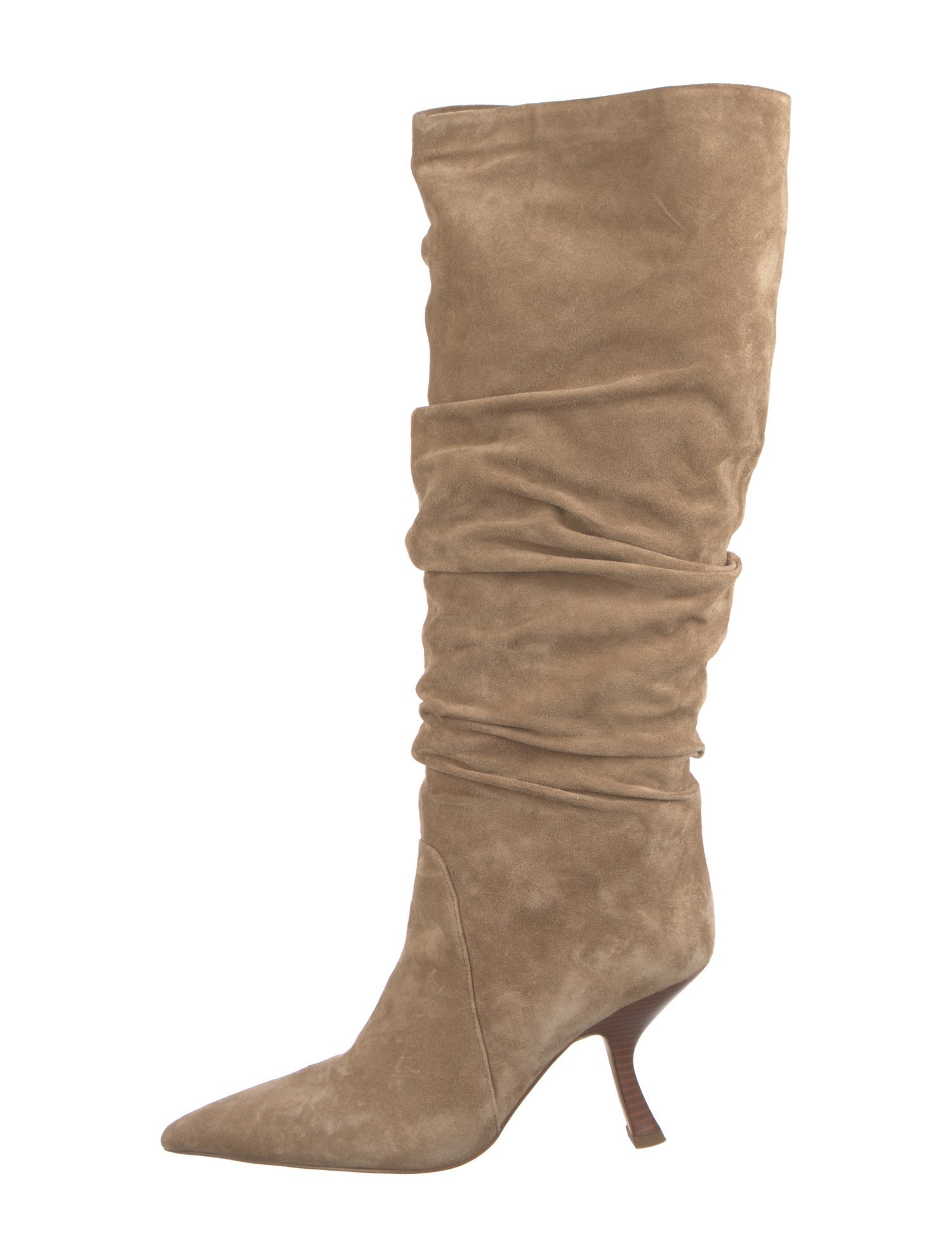 Michael Kors Suede Slouch Boots