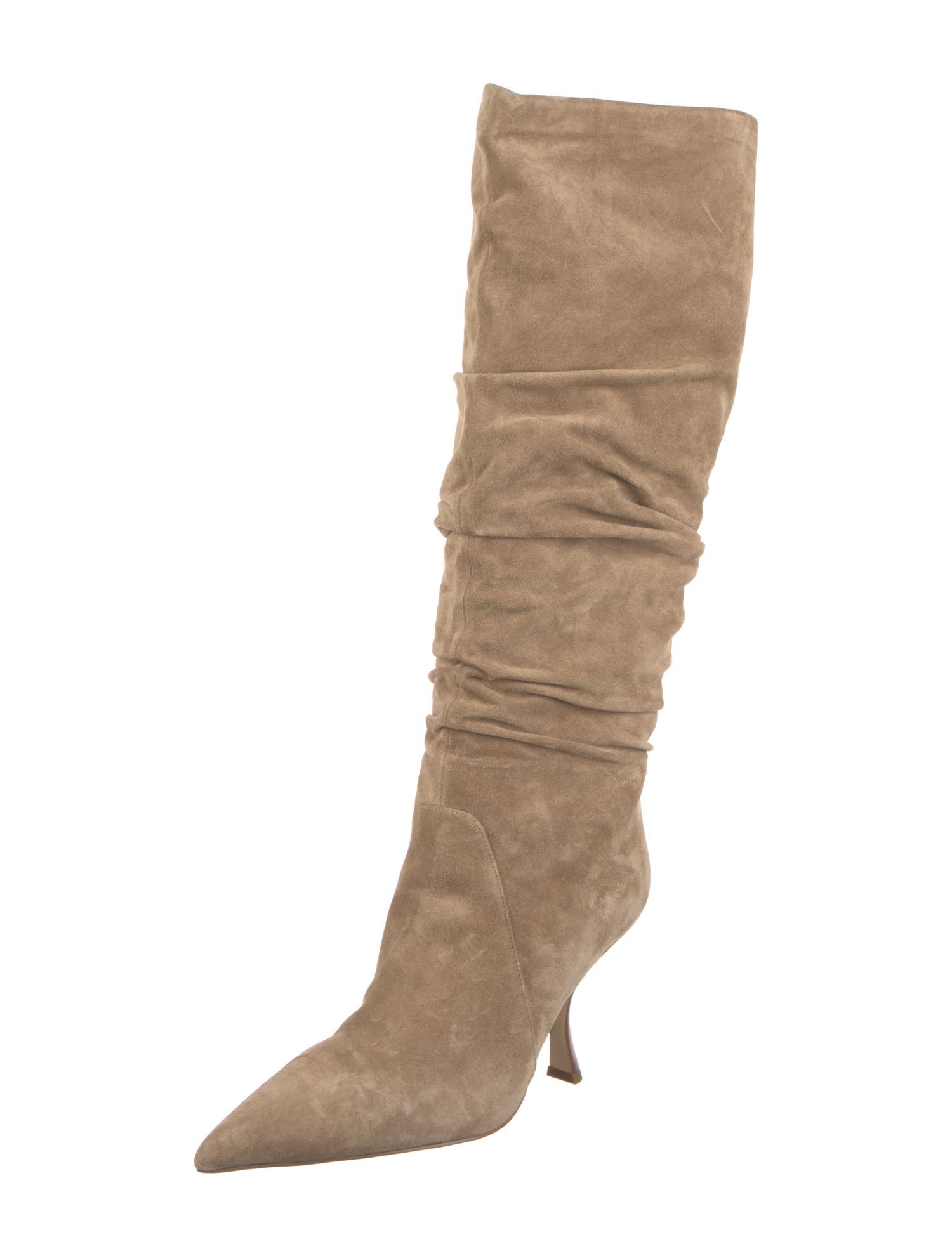 Michael Kors Suede Slouch Boots