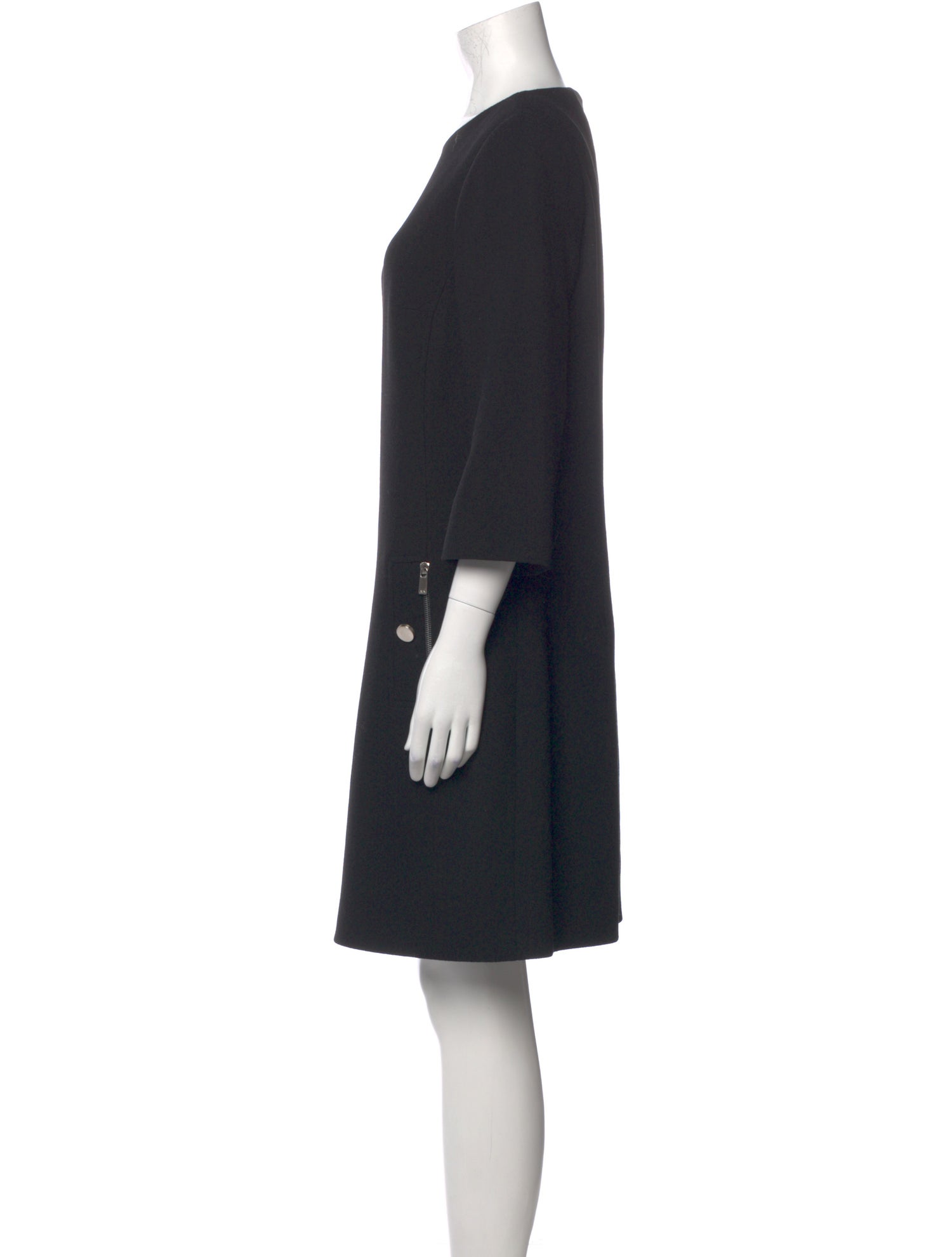 Michael Kors Virgin Wool Knee-Length Dress