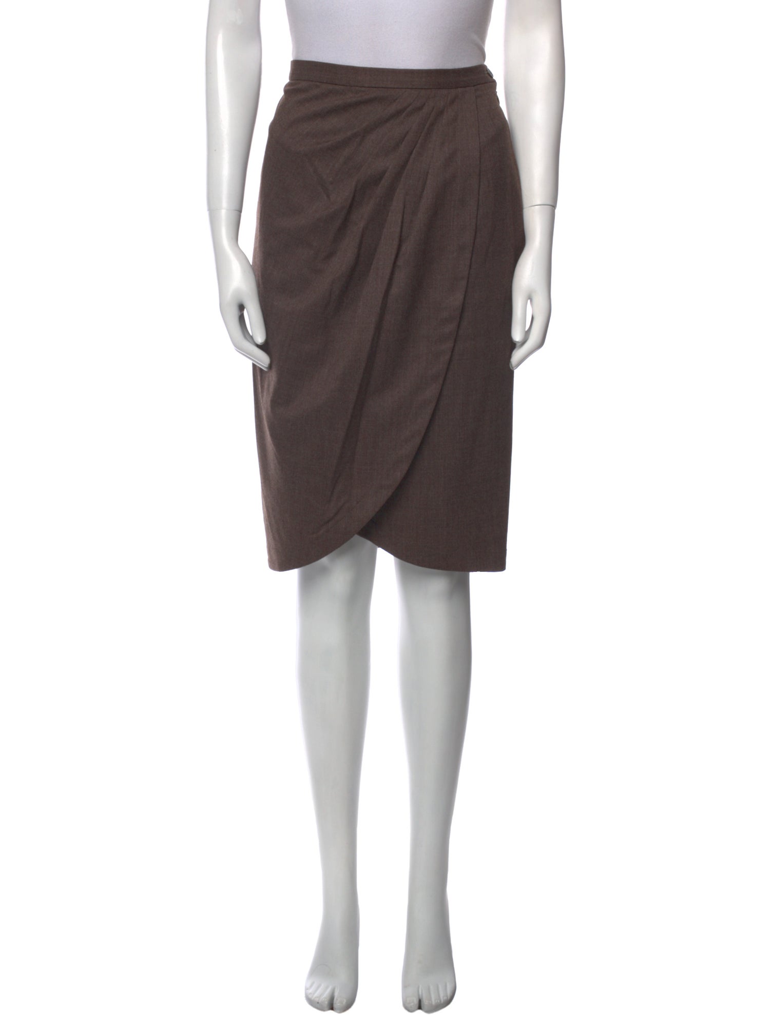 Michael Kors Virgin Wool Knee-Length Skirt