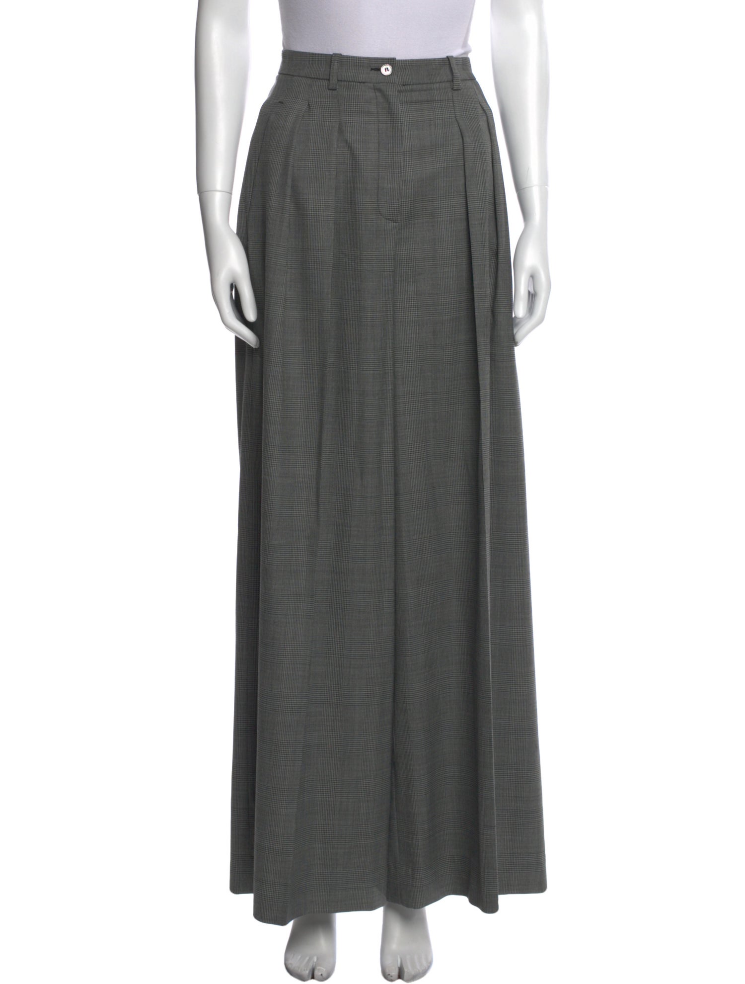 Michael Kors Virgin Wool Wide Leg Pants