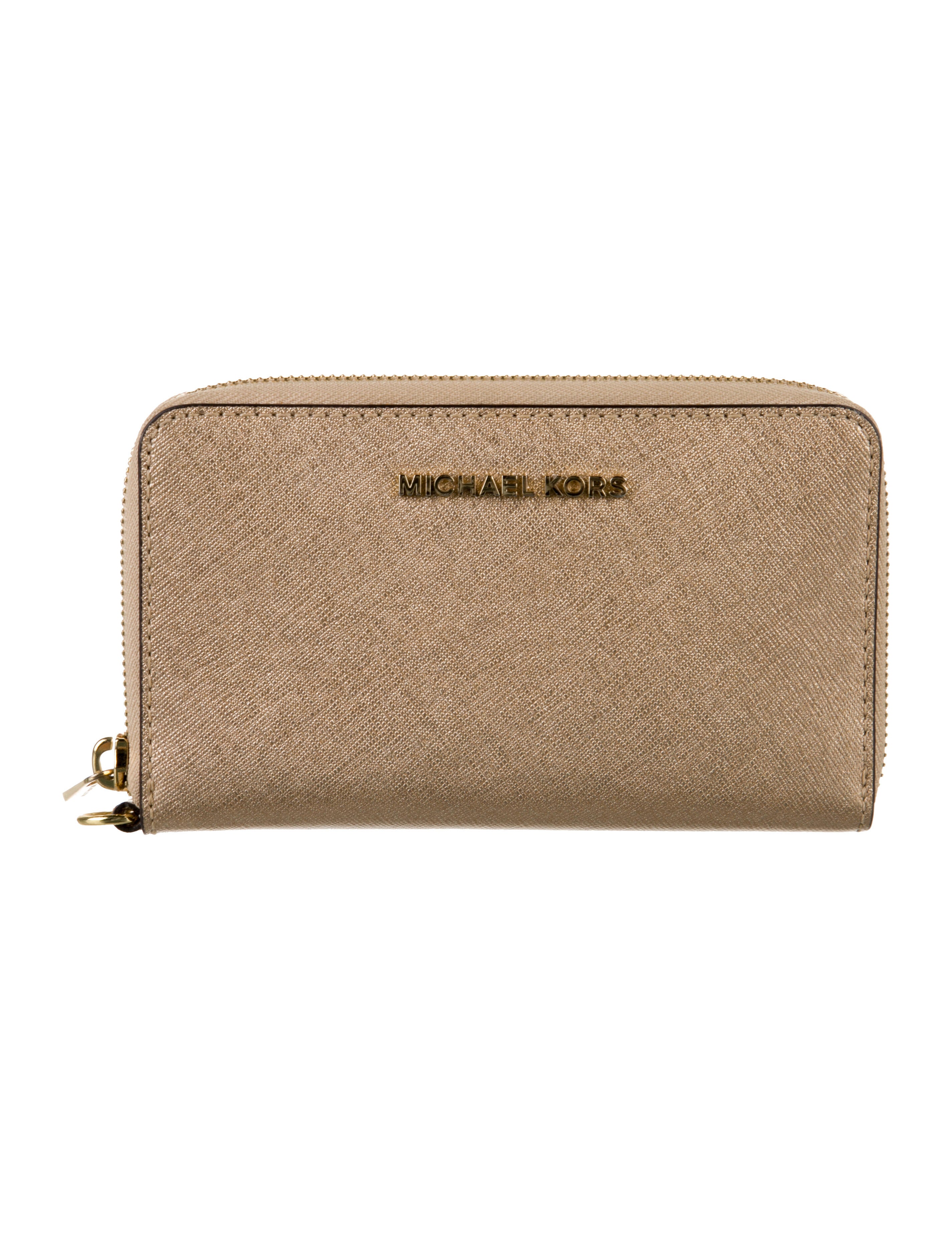Michael Kors Leather Wristlet