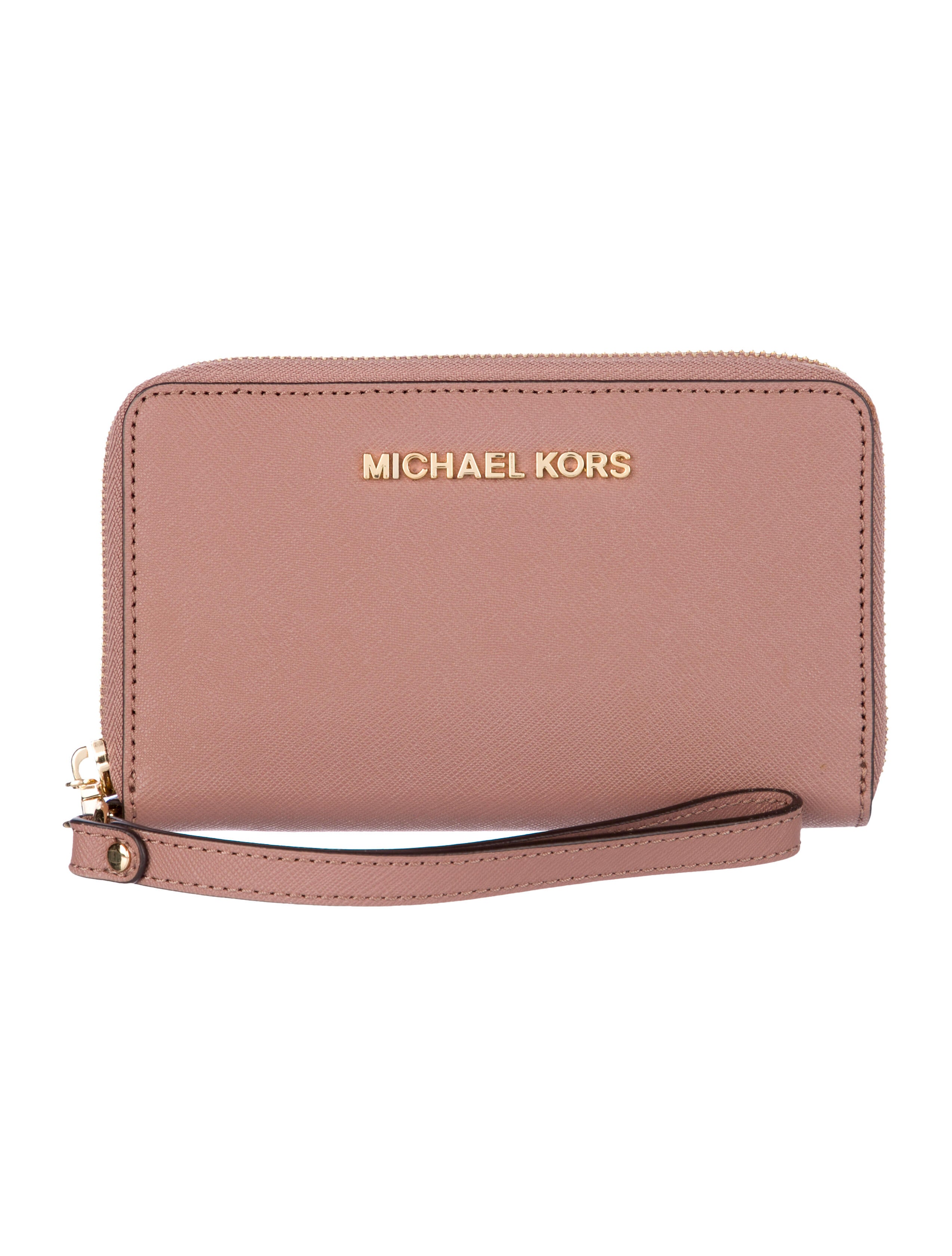 Michael Kors Leather Wristlet