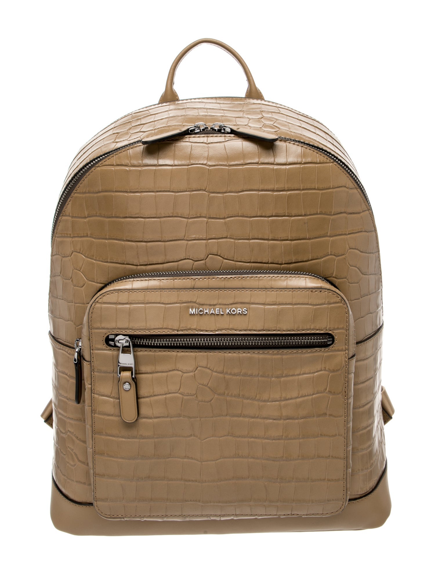 Michael Kors Embossed Leather Backpack
