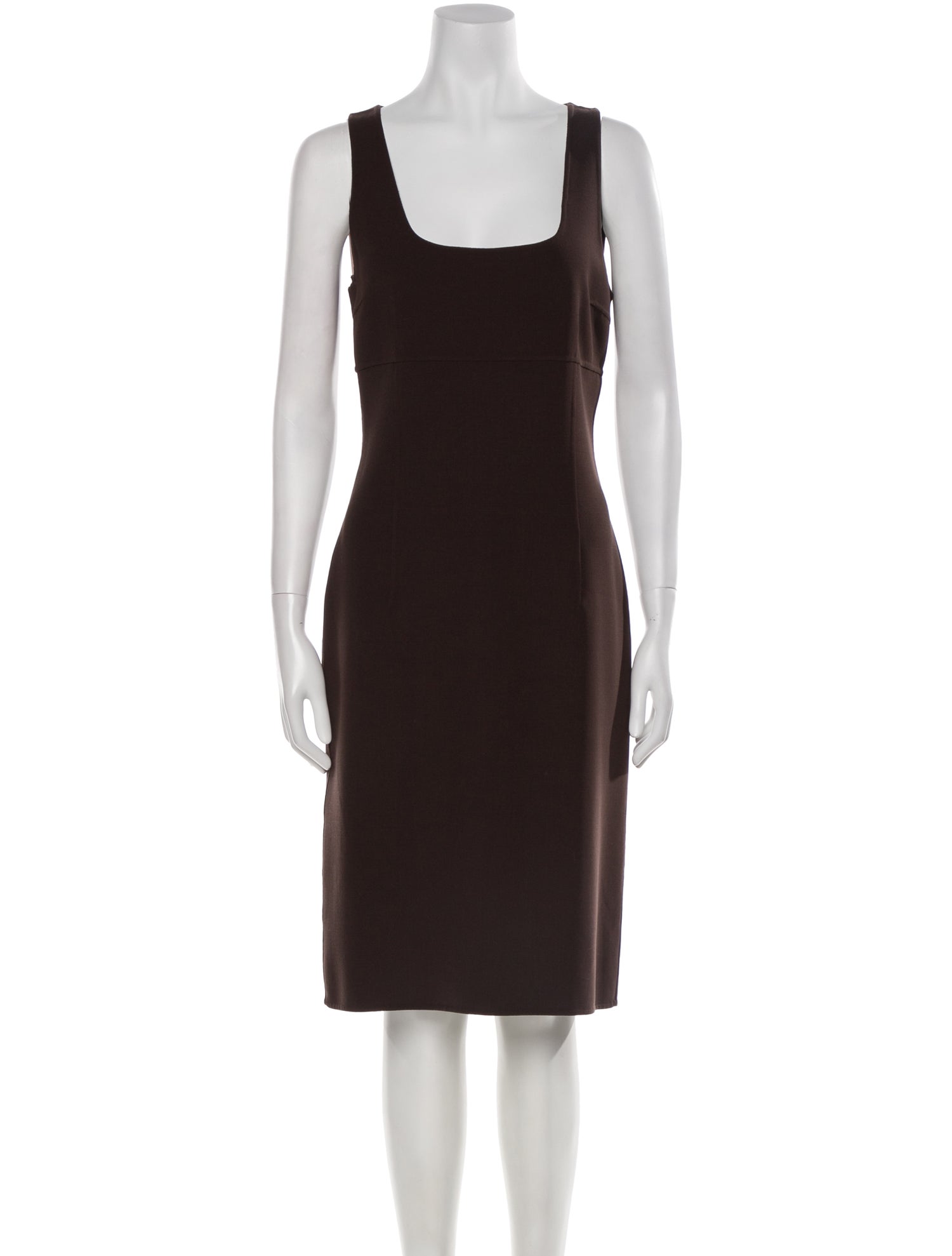 Michael Kors Square Neckline Knee-Length Dress