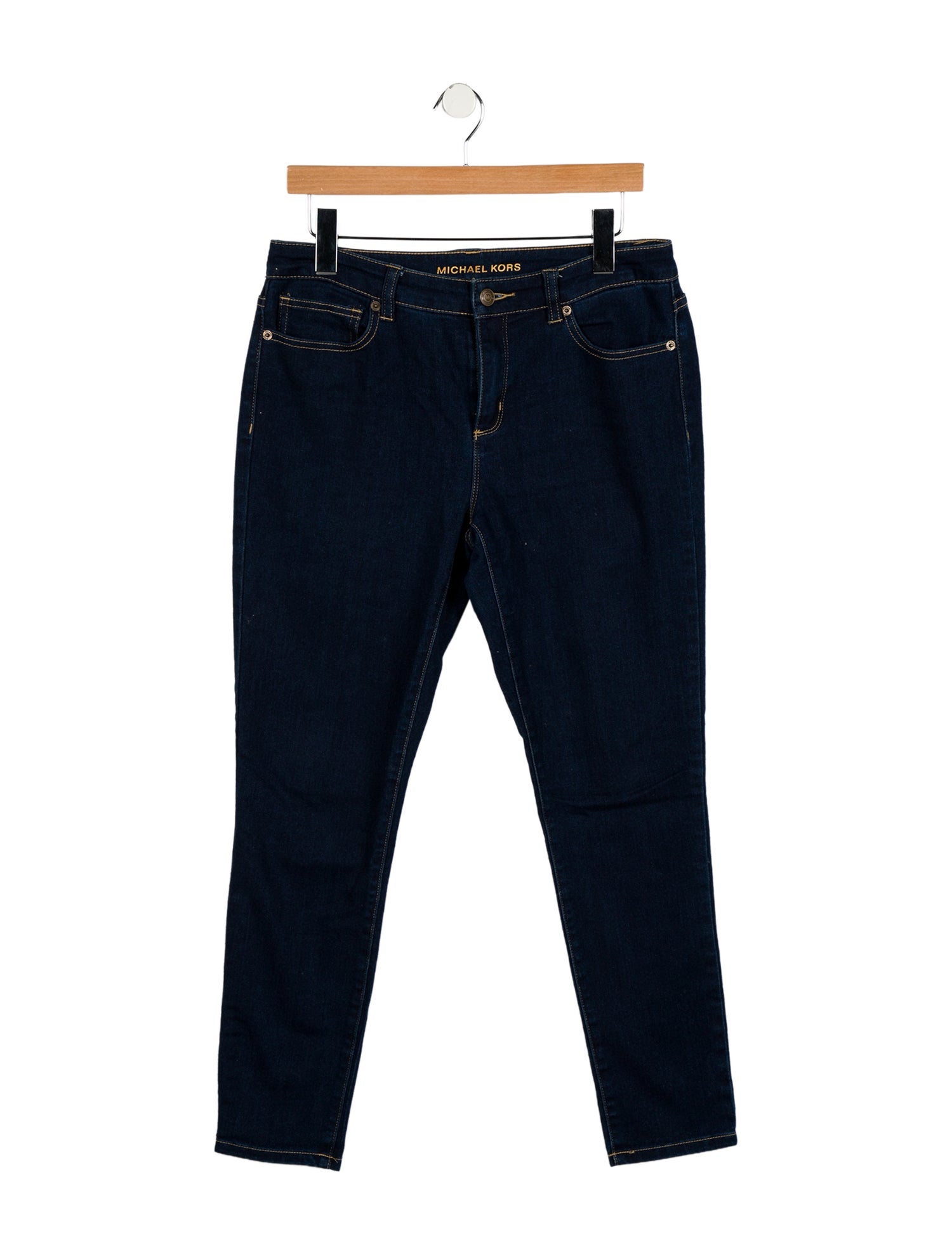 Michael Kors Mid-Rise Skinny Leg Jeans