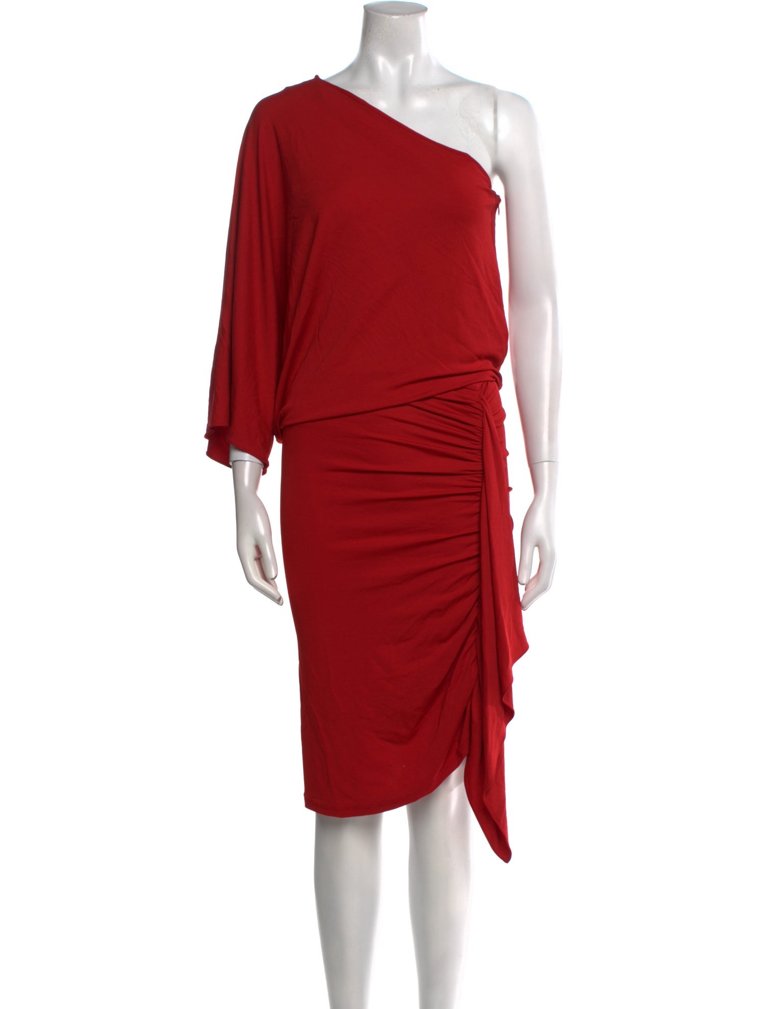 Michael Kors One-Shoulder Midi Length Dress