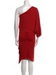 Michael Kors One-Shoulder Midi Length Dress