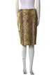 Michael Kors Linen Knee-Length Skirt