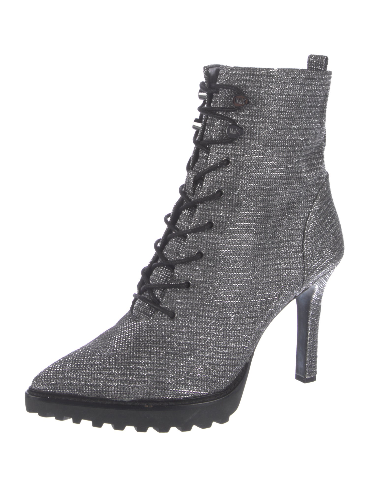 Michael Kors Glitter Lace-Up Boots