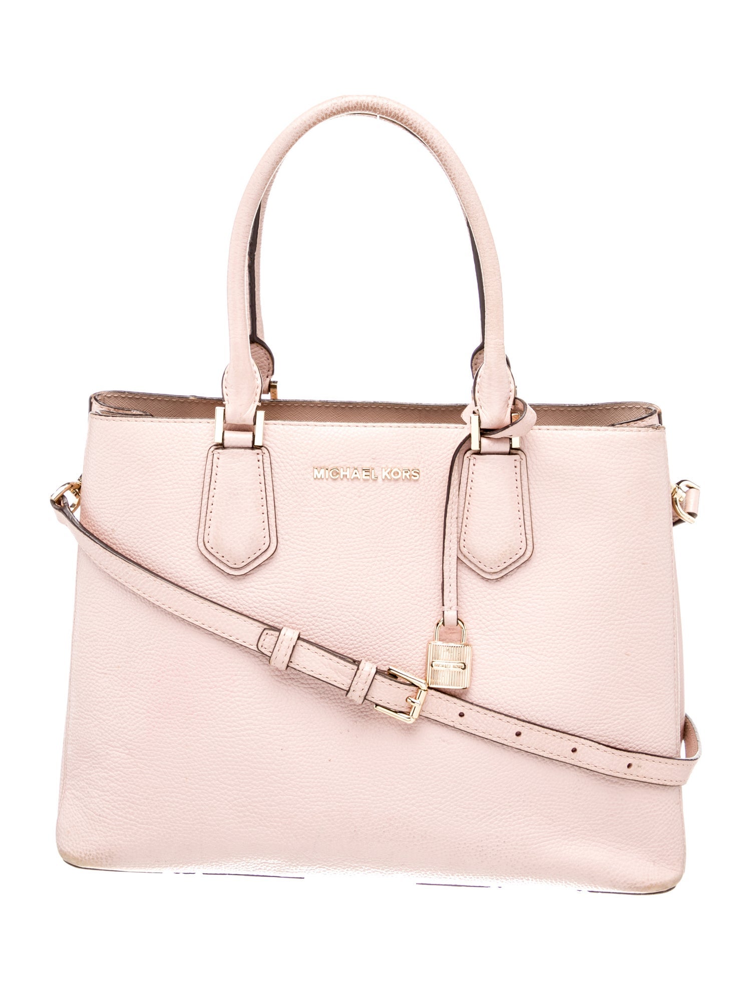 Michael Kors Leather Top Handle Bag