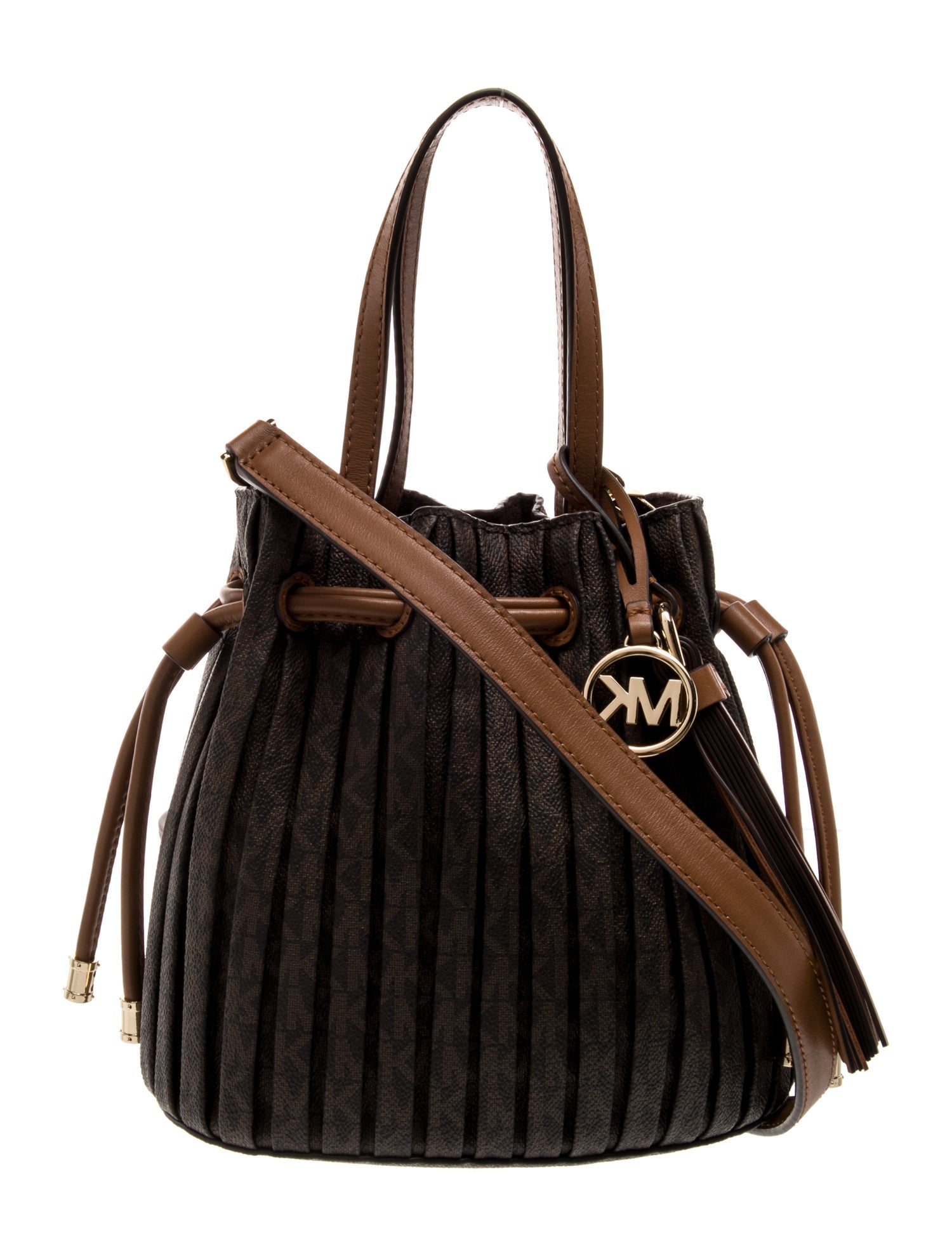 Michael Kors Leather Bucket Bag