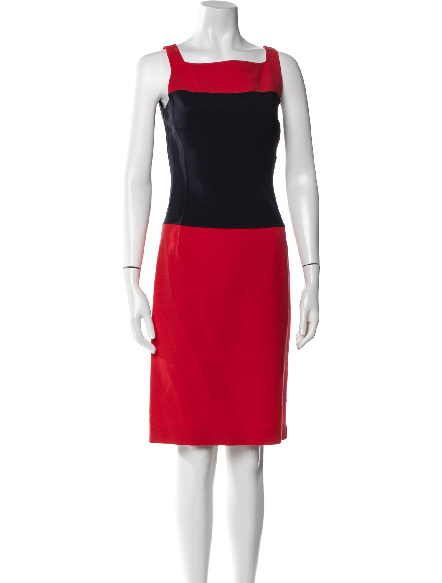 Michael Kors Square Neckline Knee-Length Dress