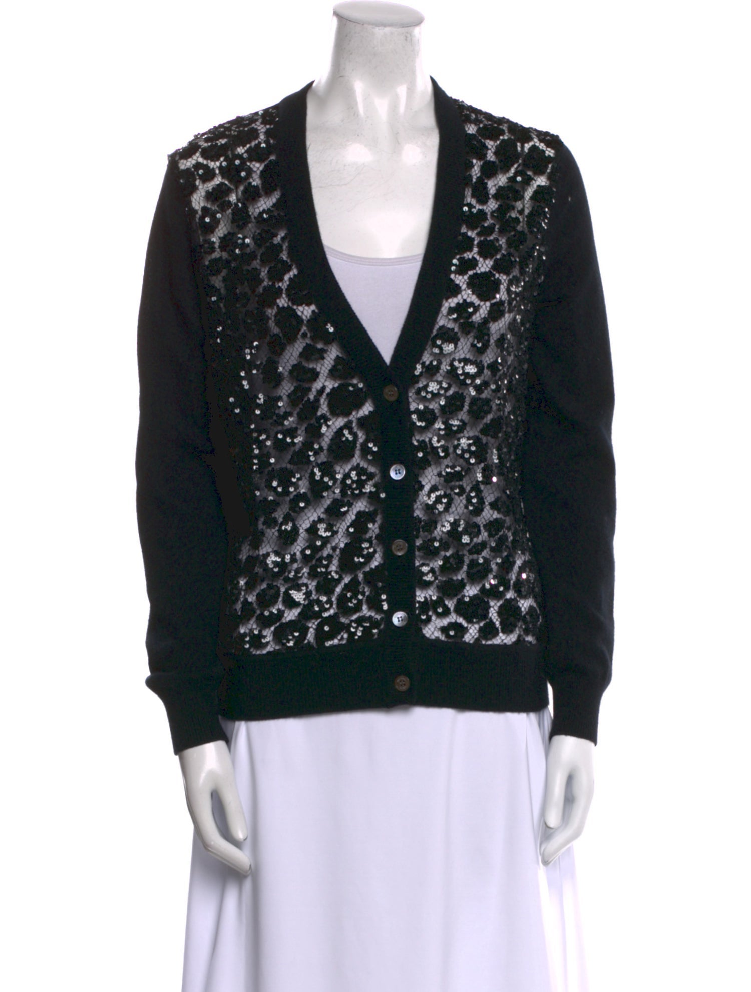 Michael Kors Cashmere Printed Sweater