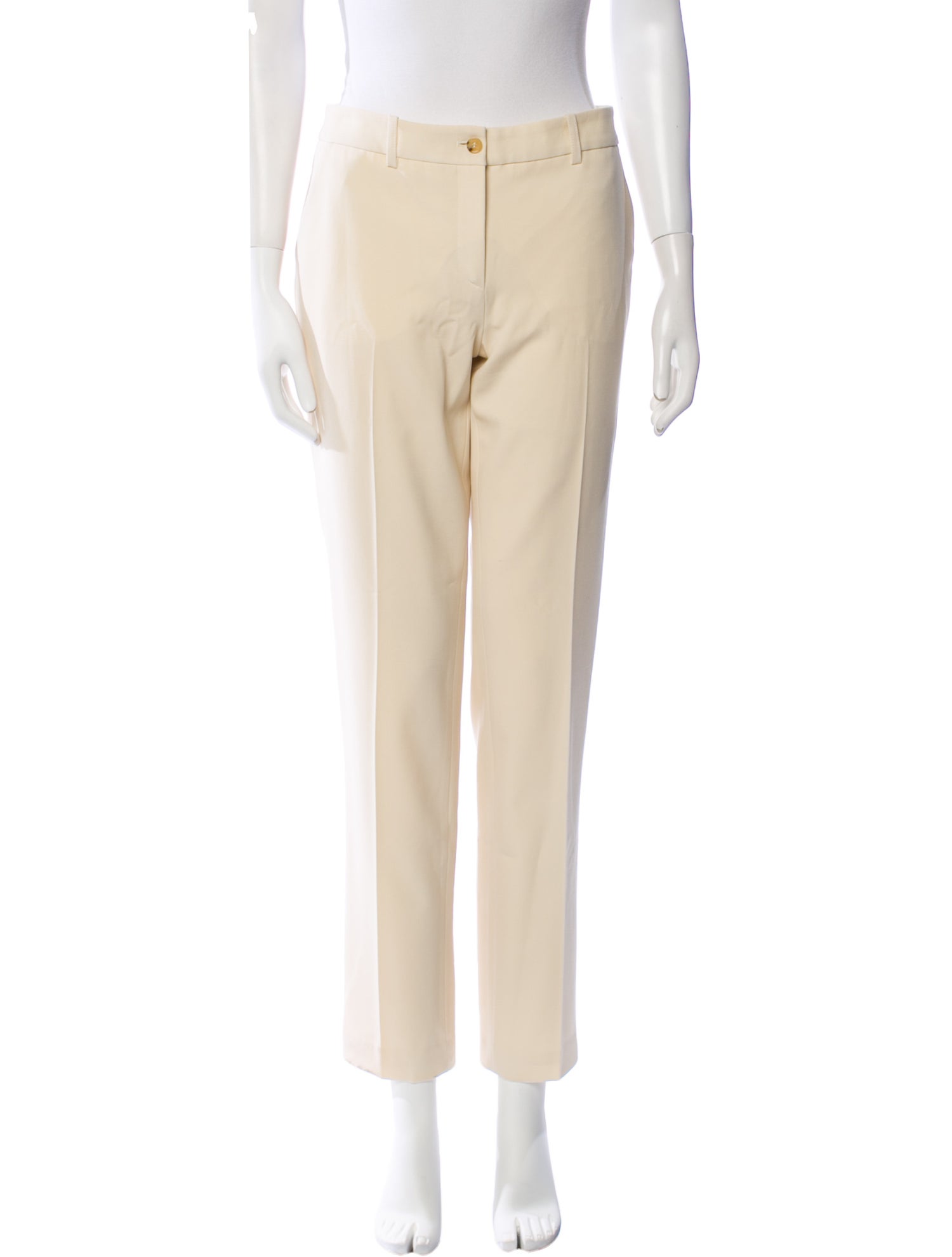 Michael Kors Virgin Wool Straight Leg Pants
