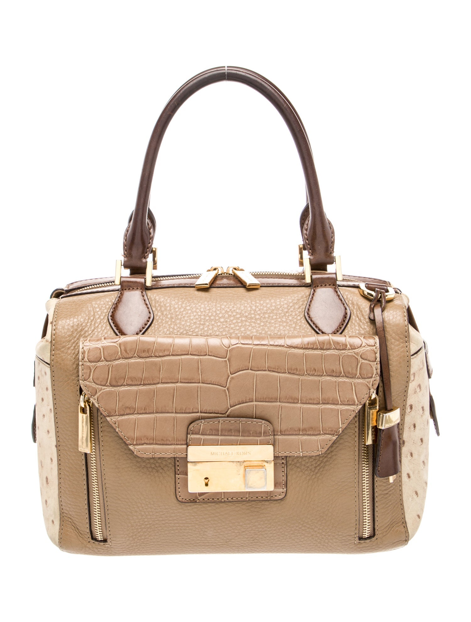Michael Kors Leather Top Handle Bag