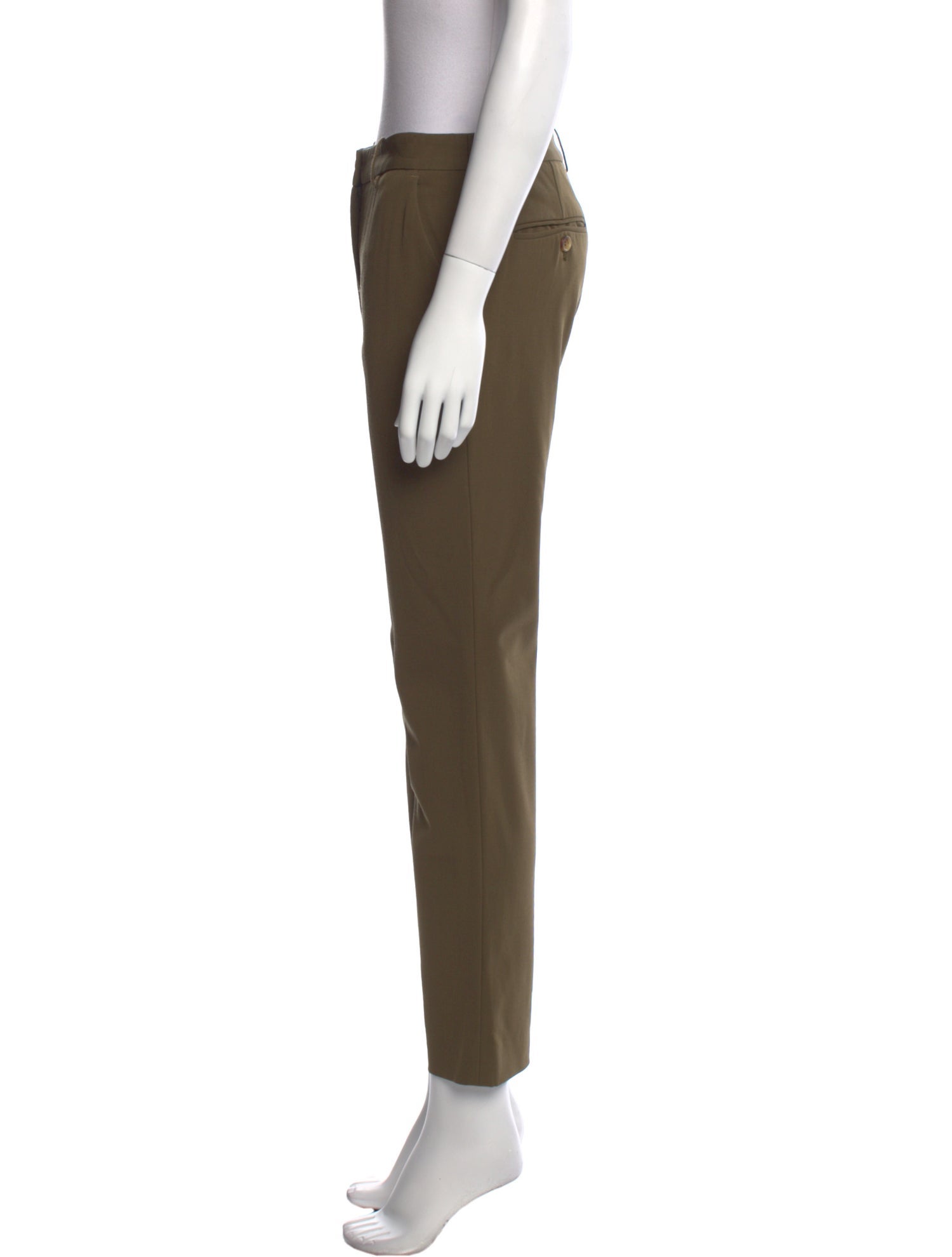 Michael Kors Virgin Wool Straight Leg Pants