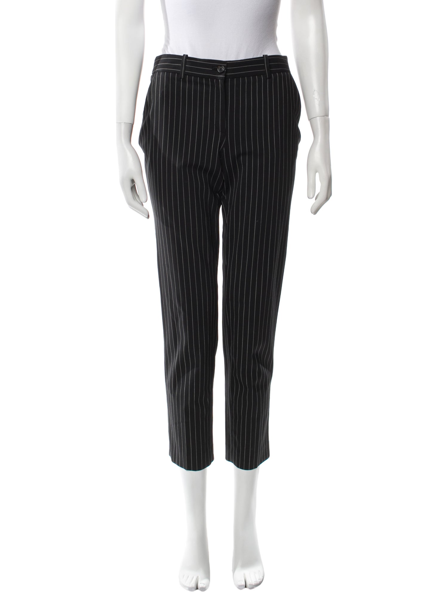 Michael Kors Virgin Wool Straight Leg Pants