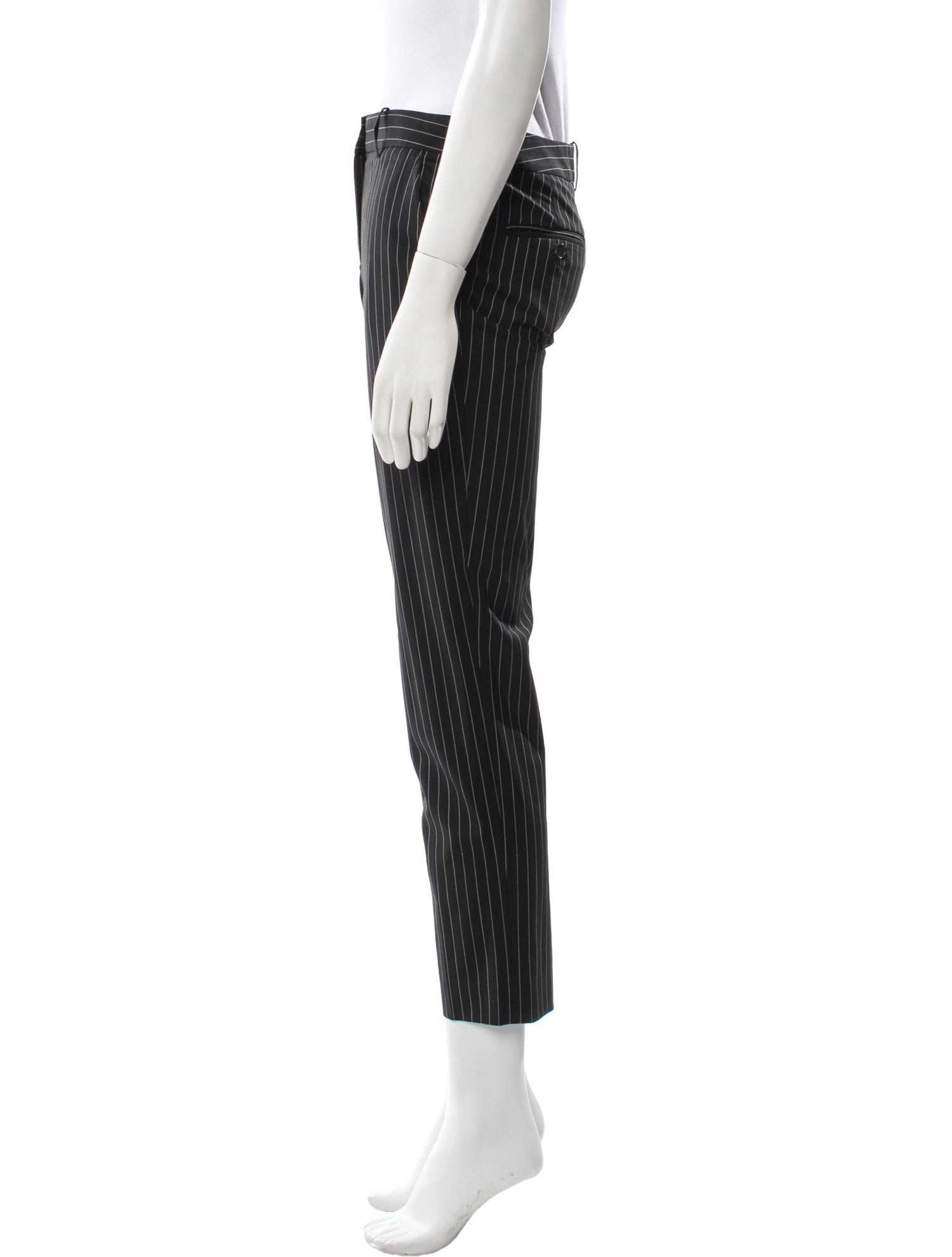 Michael Kors Virgin Wool Straight Leg Pants