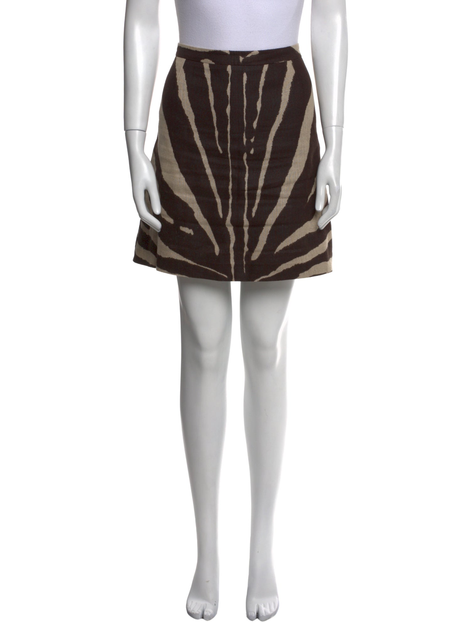 Michael Kors Linen Mini Skirt