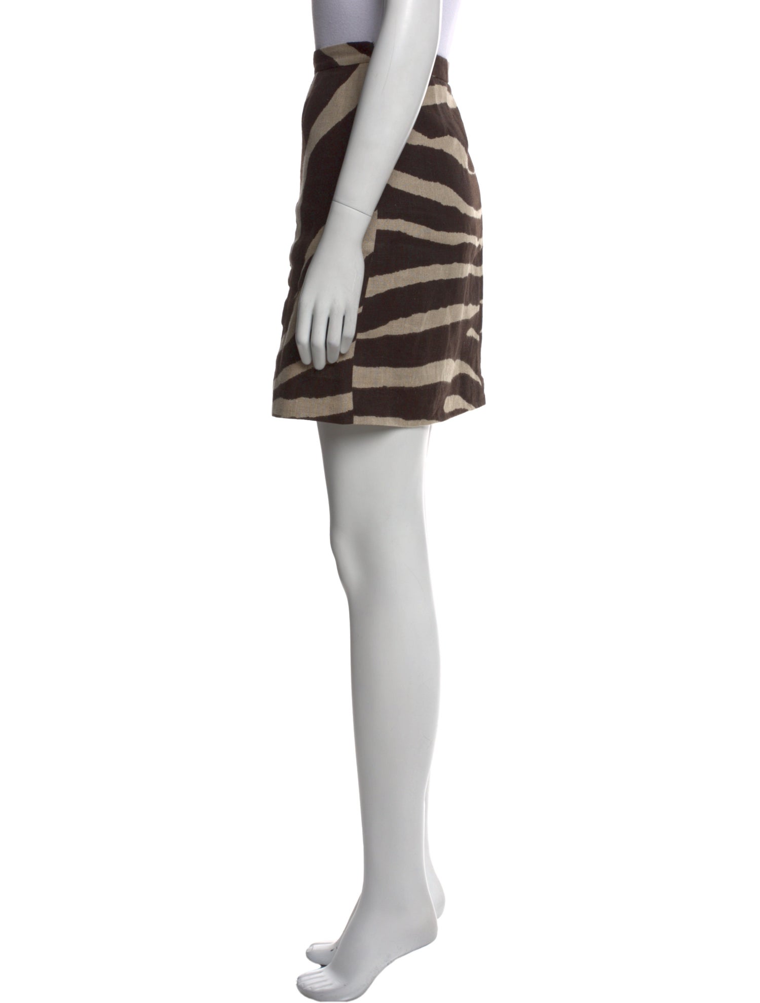 Michael Kors Linen Mini Skirt