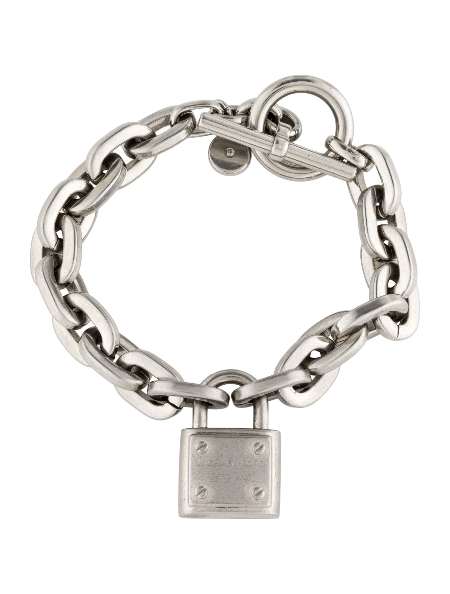 Michael Kors Padlock Charm Link Bracelet