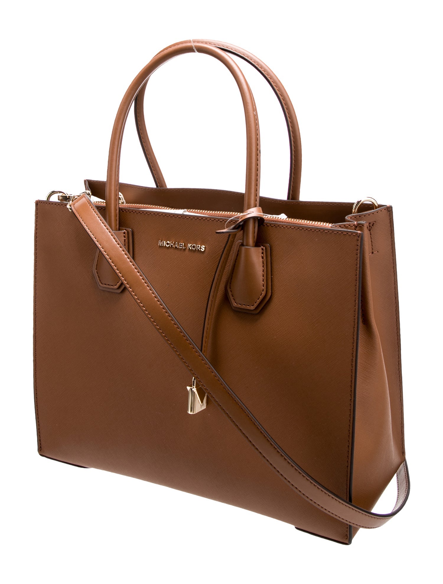 Michael Kors Saffiano Leather Top Handle Bag