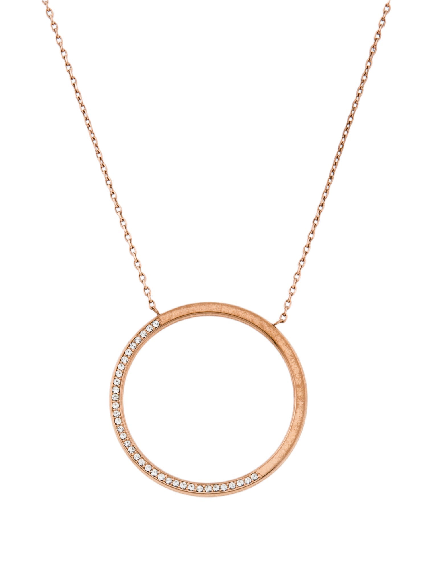 Michael Kors Crystal Circle Pendant