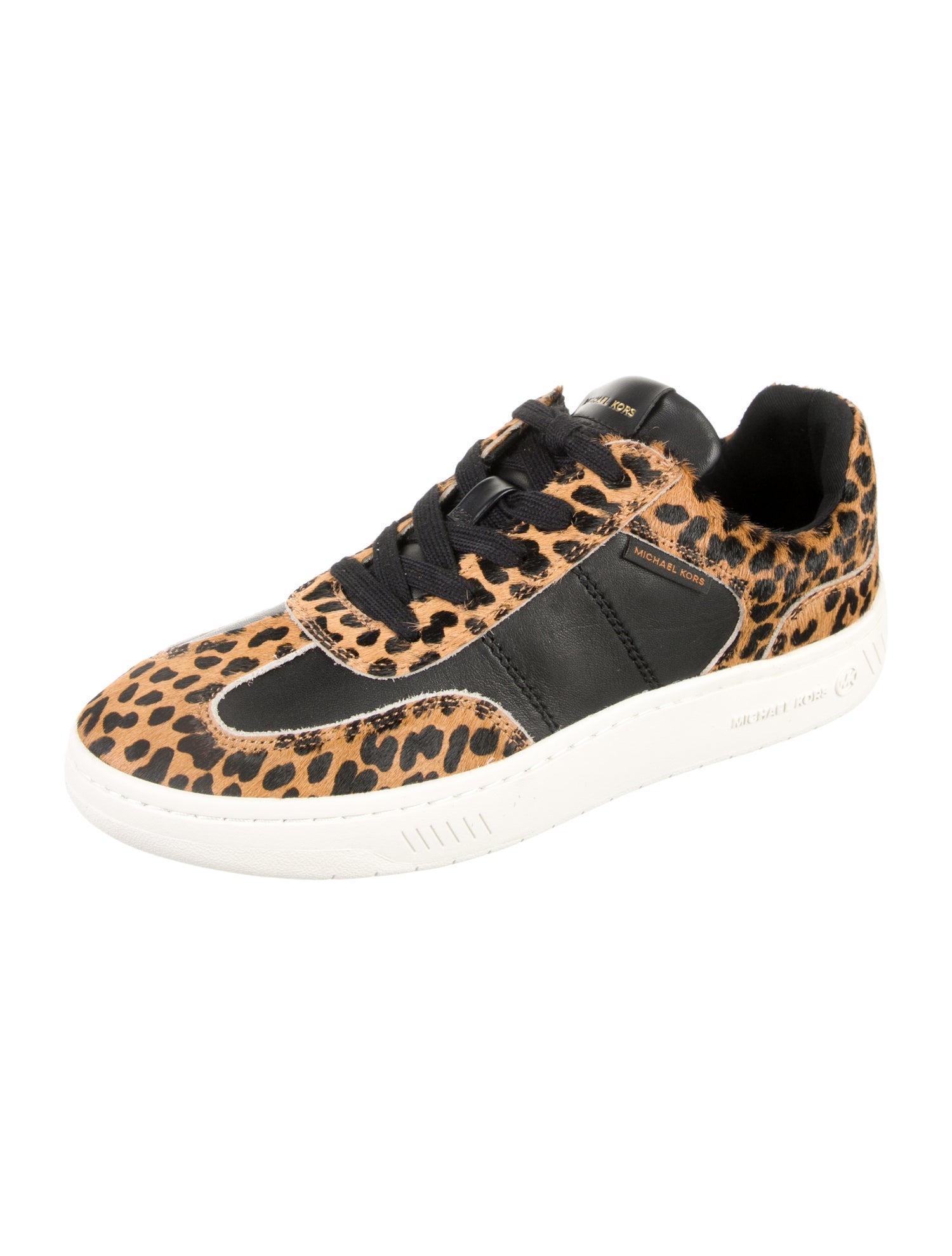 Michael Kors Ponyhair Animal Print Sneakers