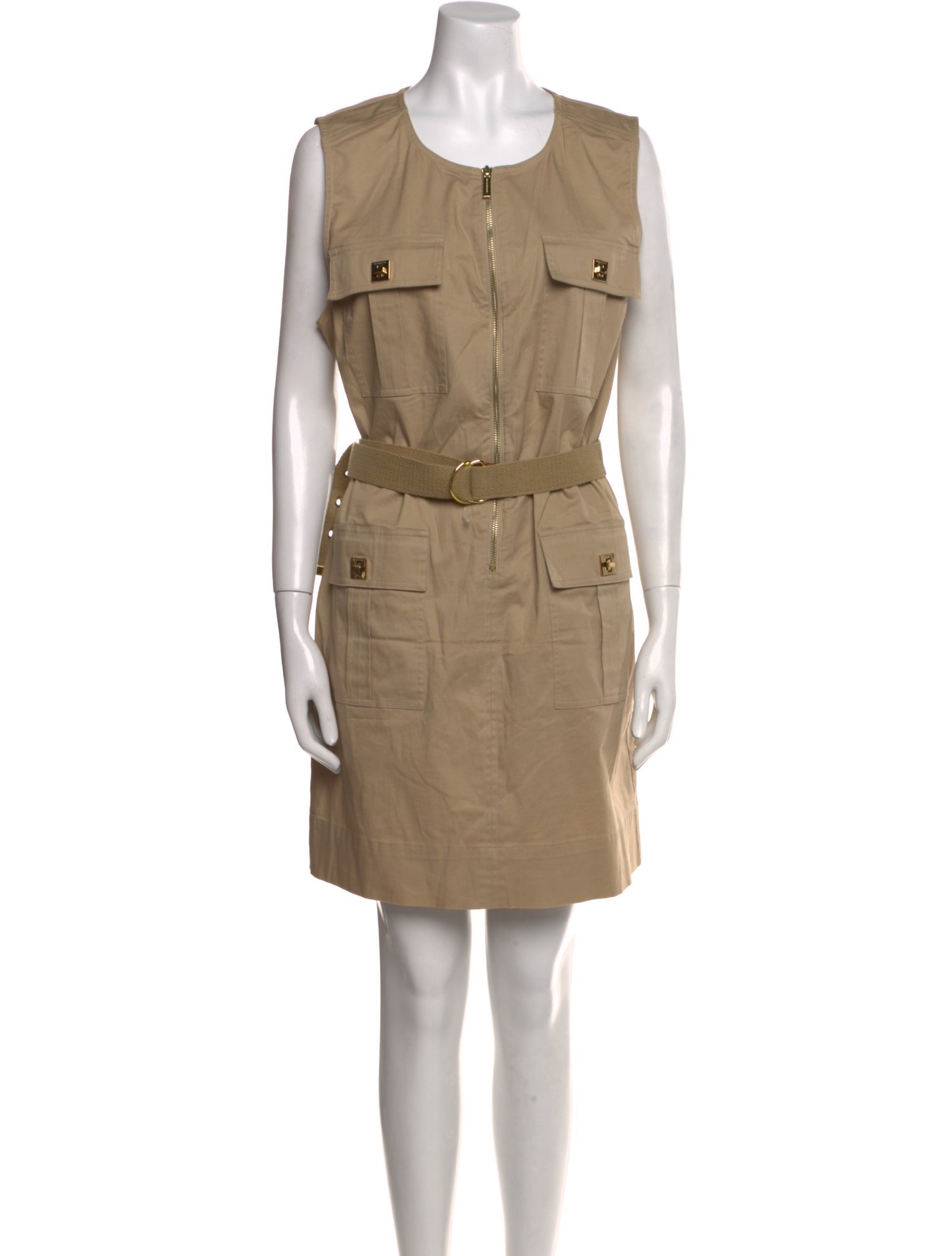 Michael Kors Scoop Neck Mini Dress