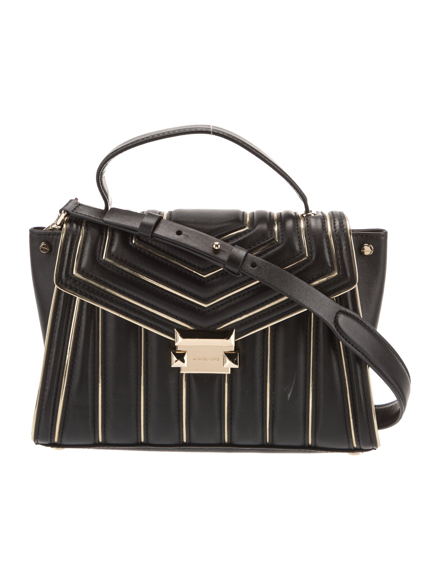 Michael Kors Leather Top Handle Bag