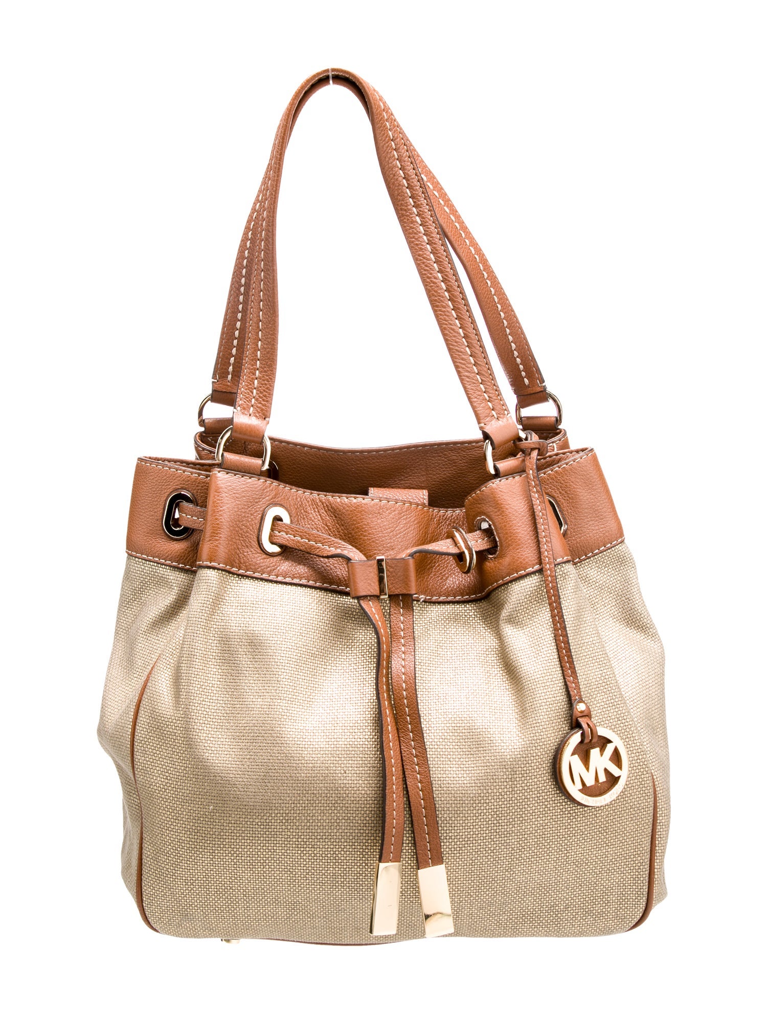 Michael Kors Canvas Bucket Bag
