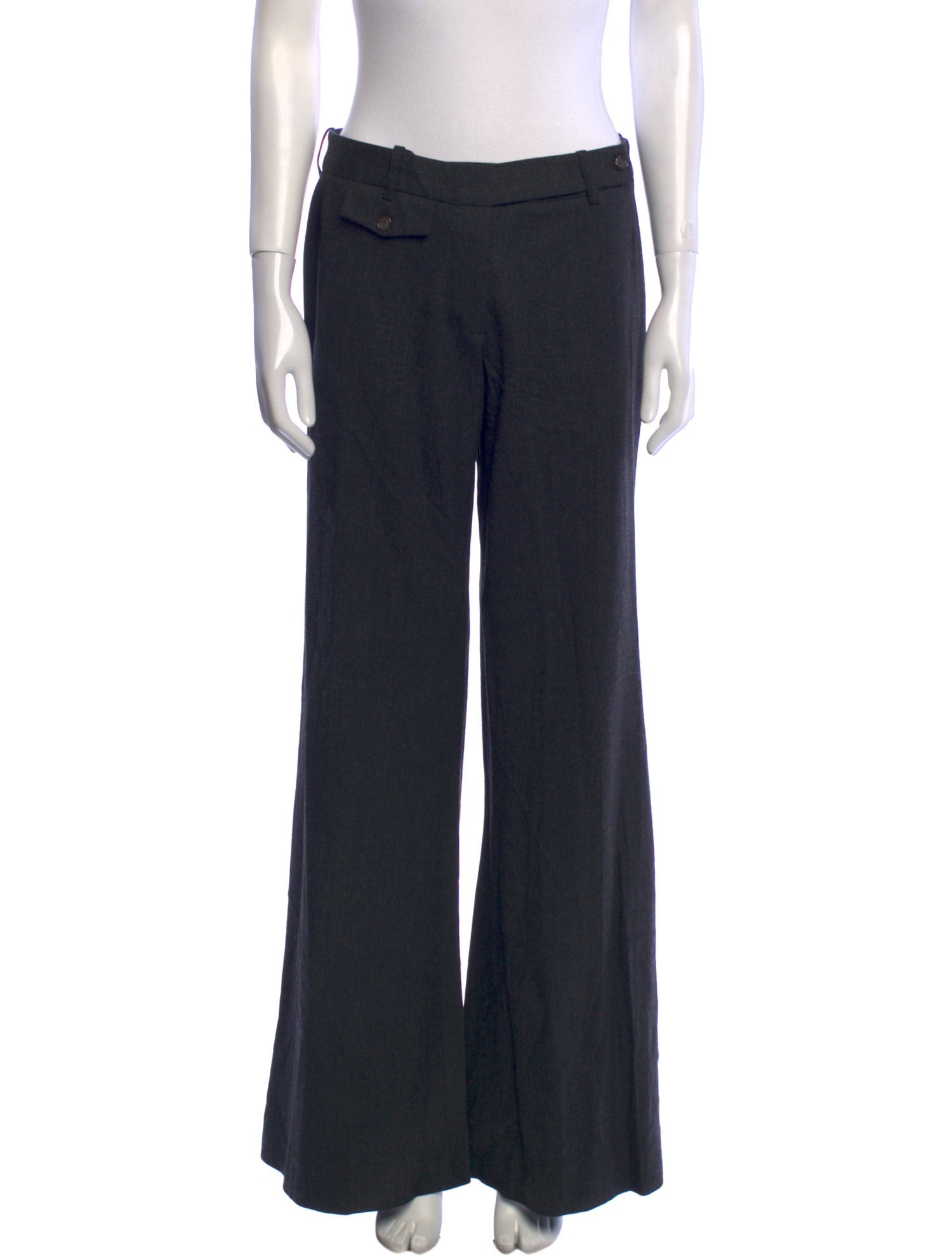 Michael Kors Virgin Wool Wide Leg Pants