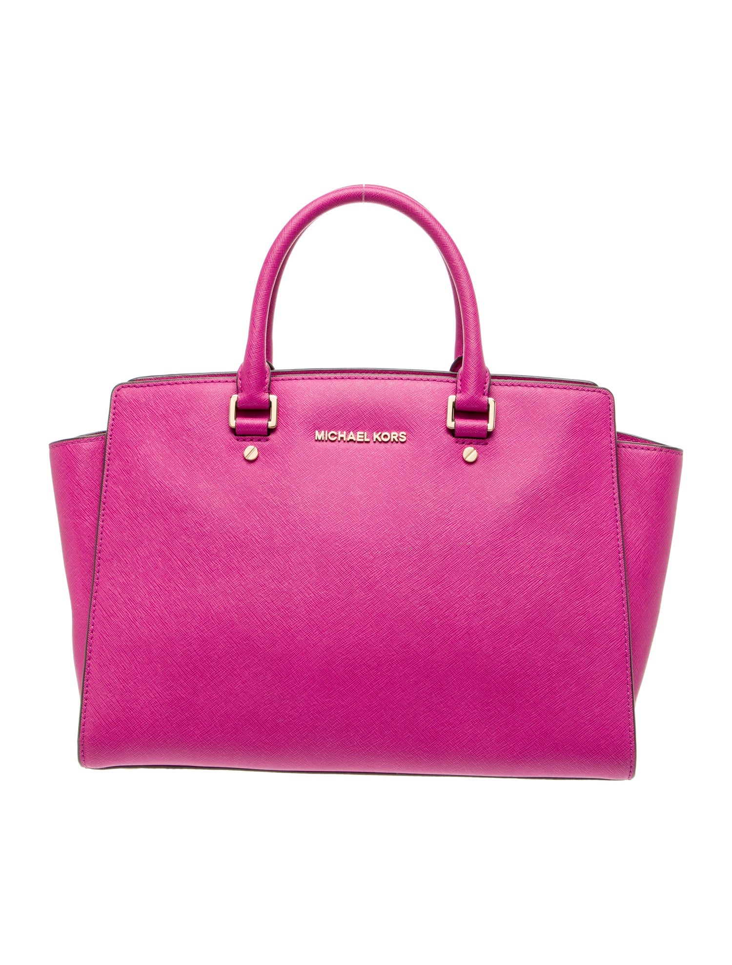 Michael Kors Saffiano Leather Top Handle Bag