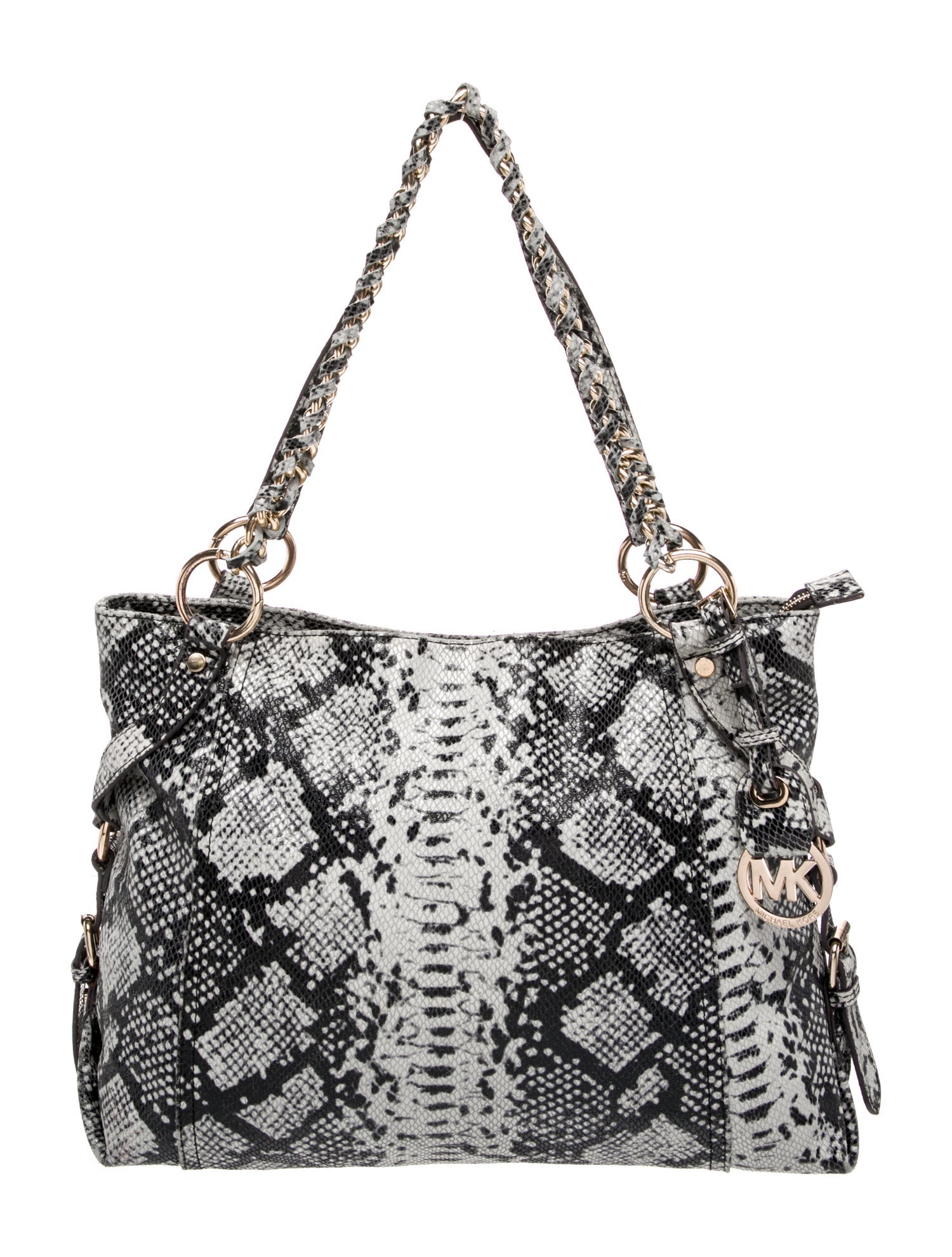 Michael Kors Embossed Leather Shoulder Bag