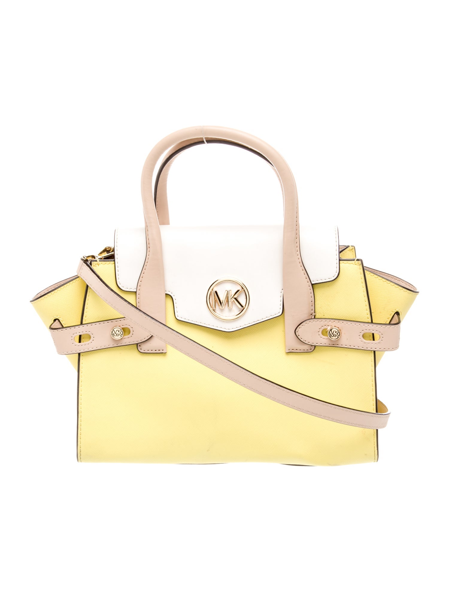 Michael Kors Saffiano Leather Top Handle Bag