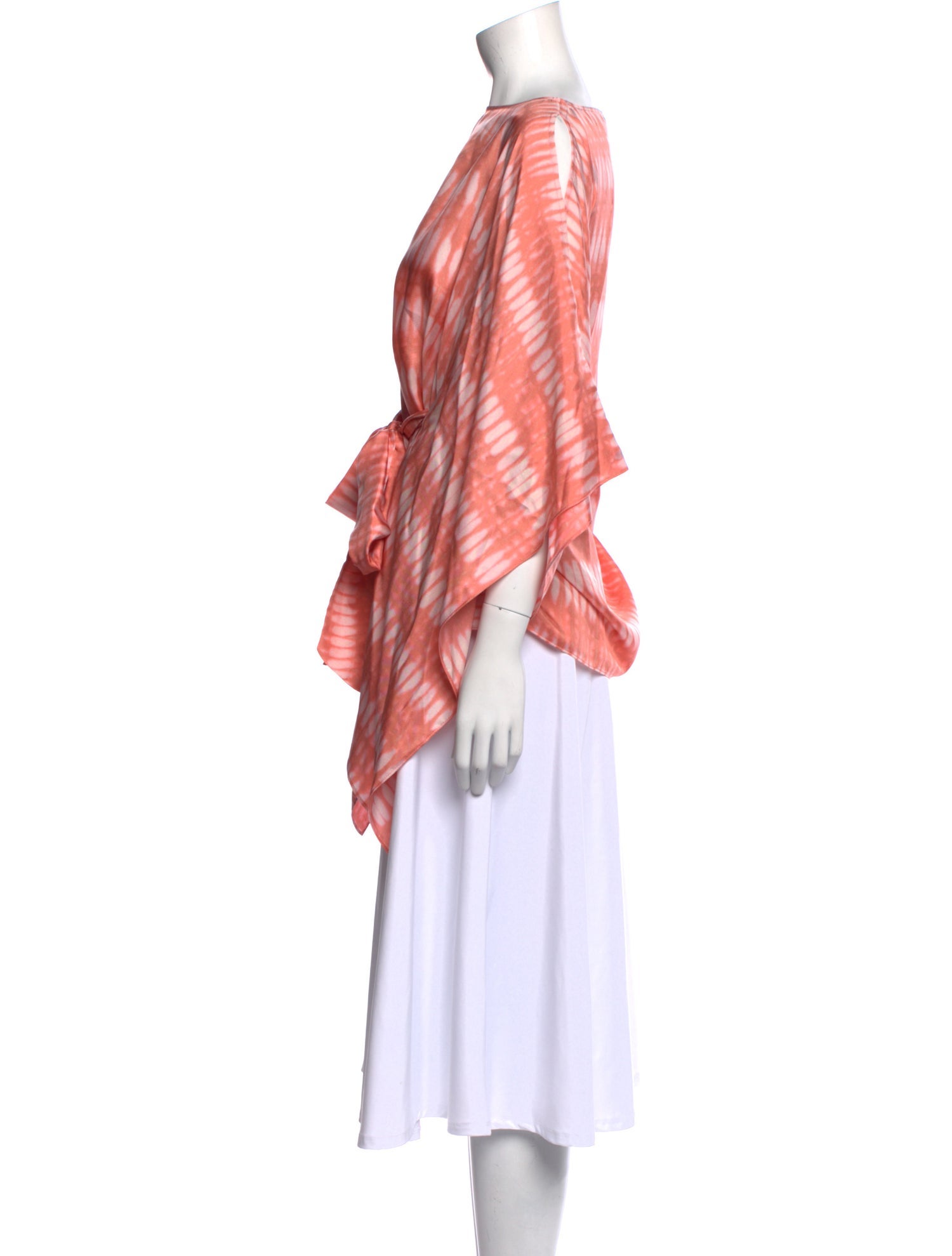 Michael Kors Silk Plaid Print Tunic