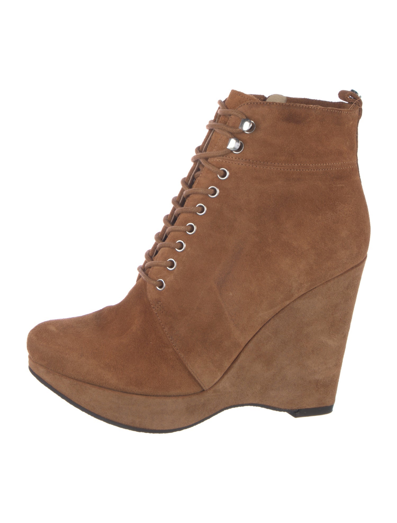 Michael Kors Suede Lace-Up Boots