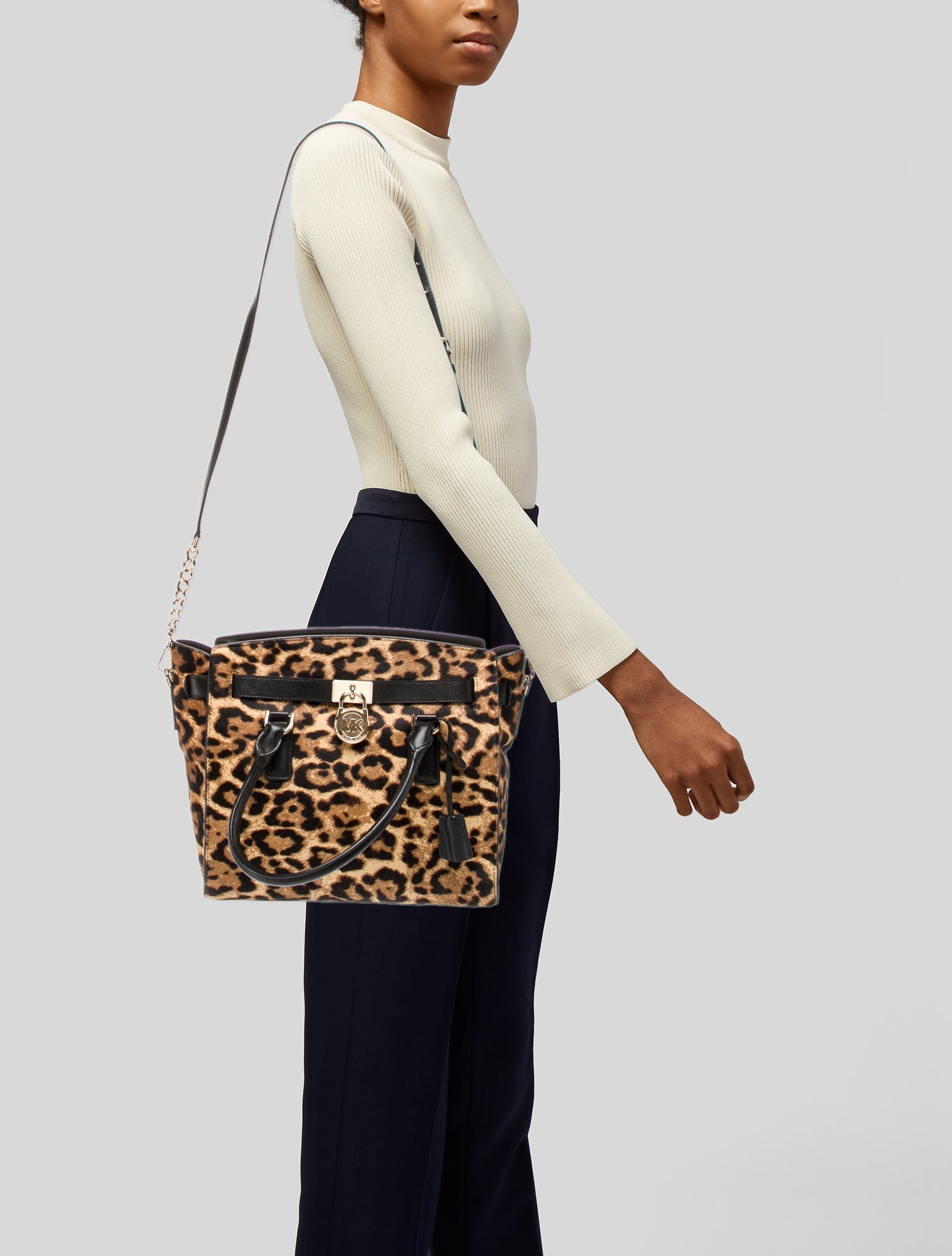 Michael Kors Ponyhair Top Handle Bag