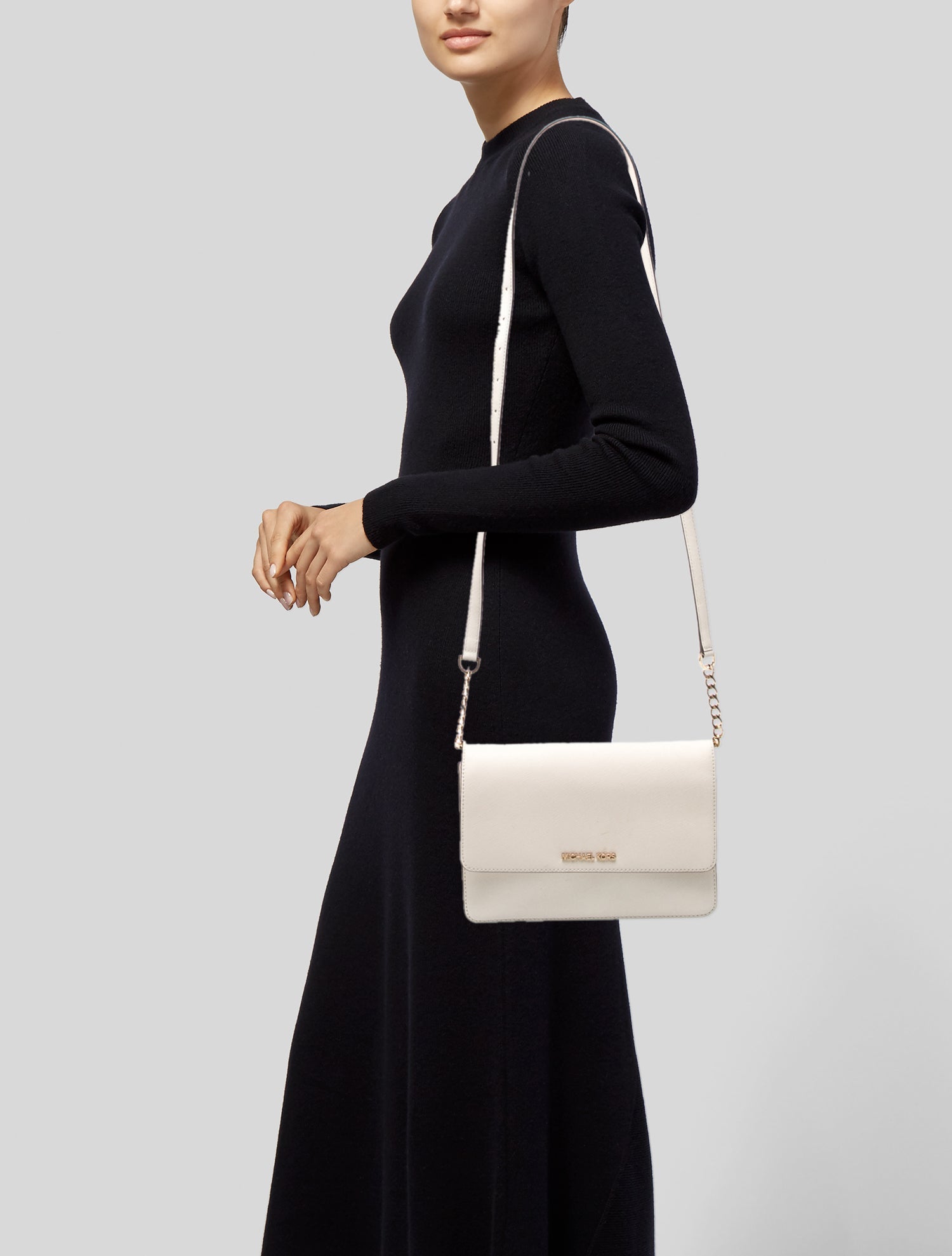 Michael Kors Saffiano Leather Crossbody Bag