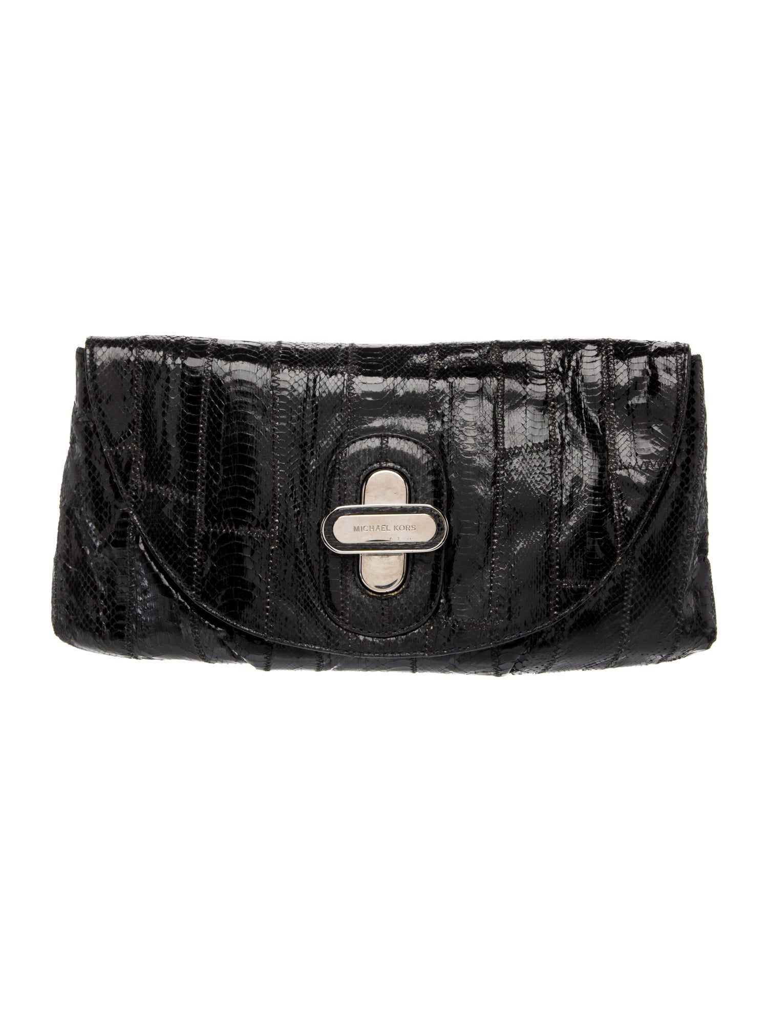 Michael Kors Embossed Leather Clutch