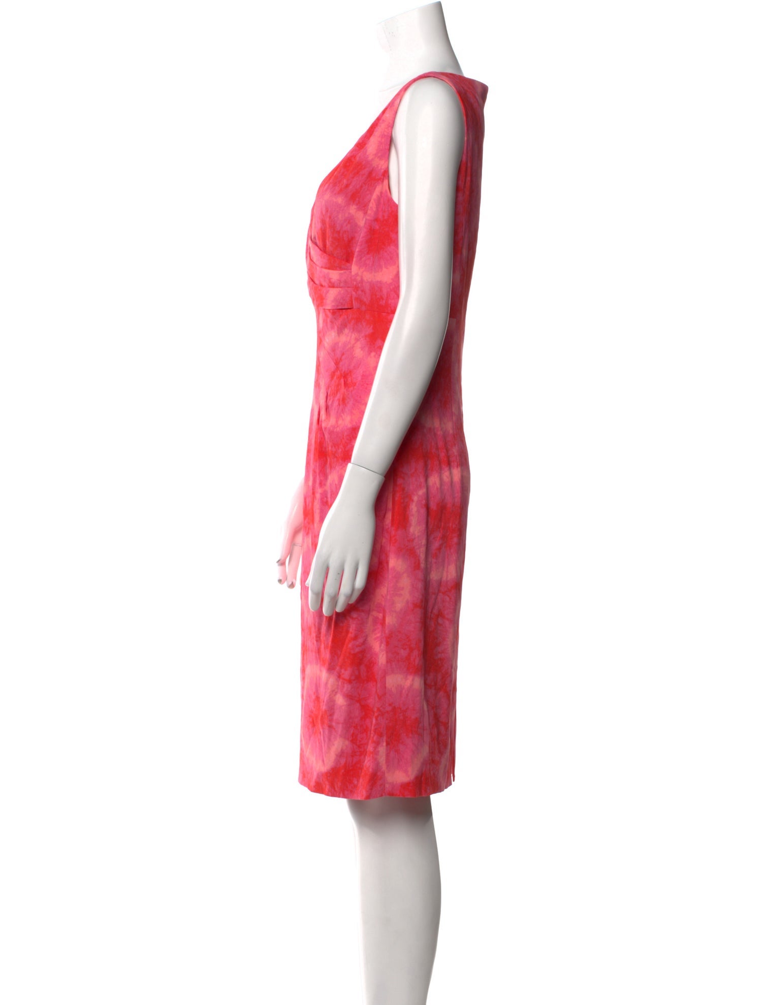 Michael Kors Tie-Dye Print Knee-Length Dress